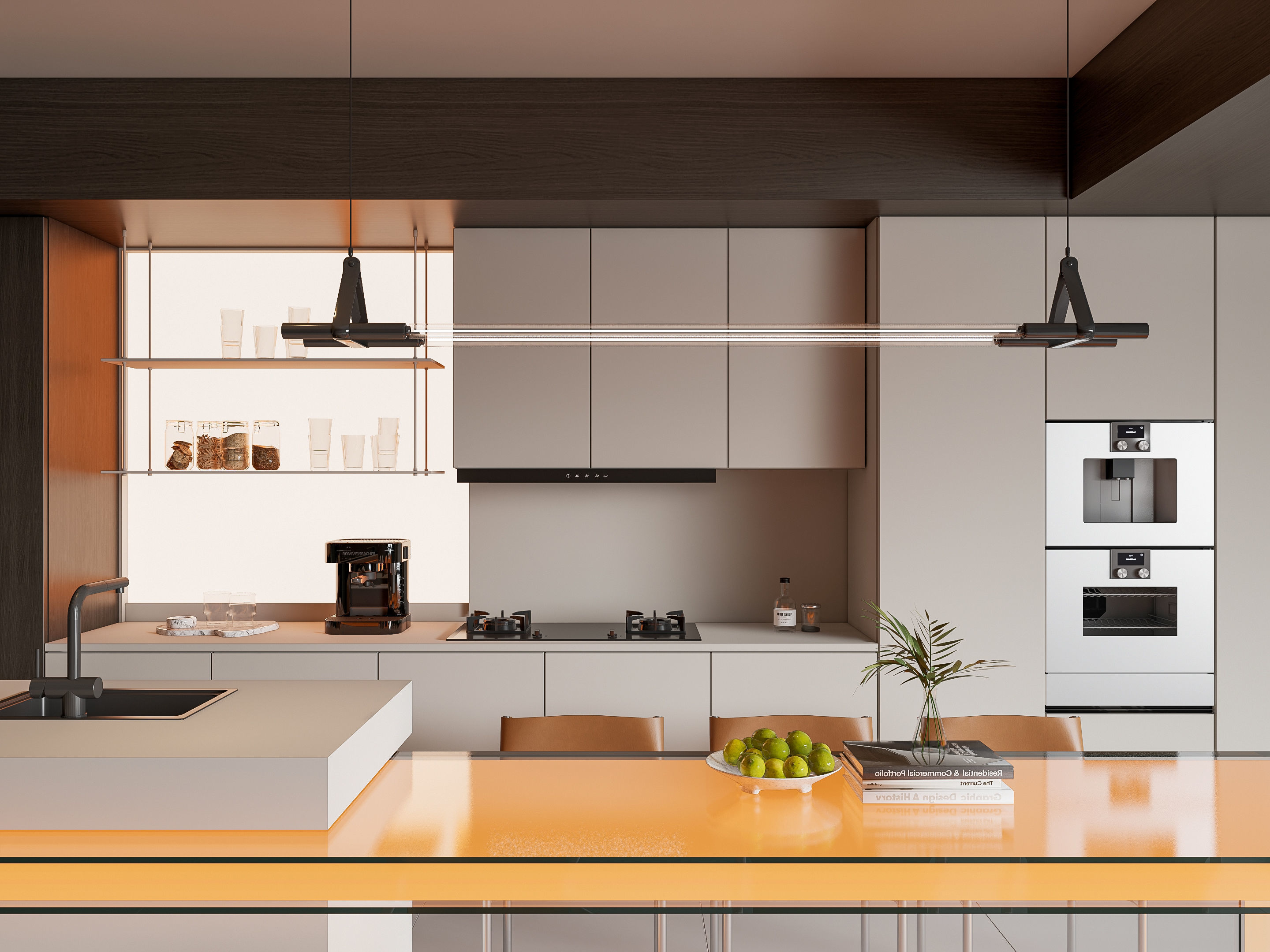 Kitchen Modern interior 87 3D model_2