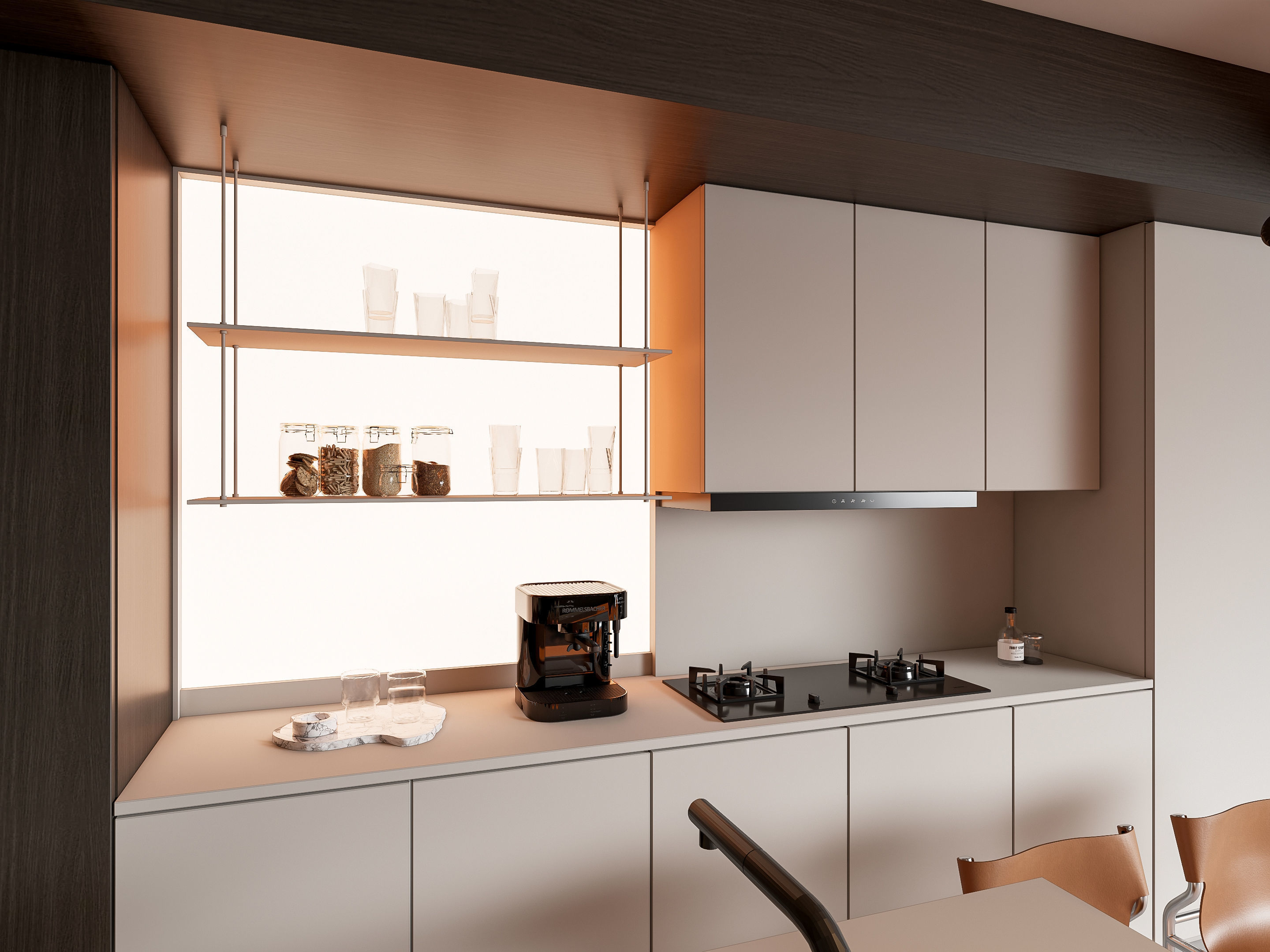 Kitchen Modern interior 87 3D model_3