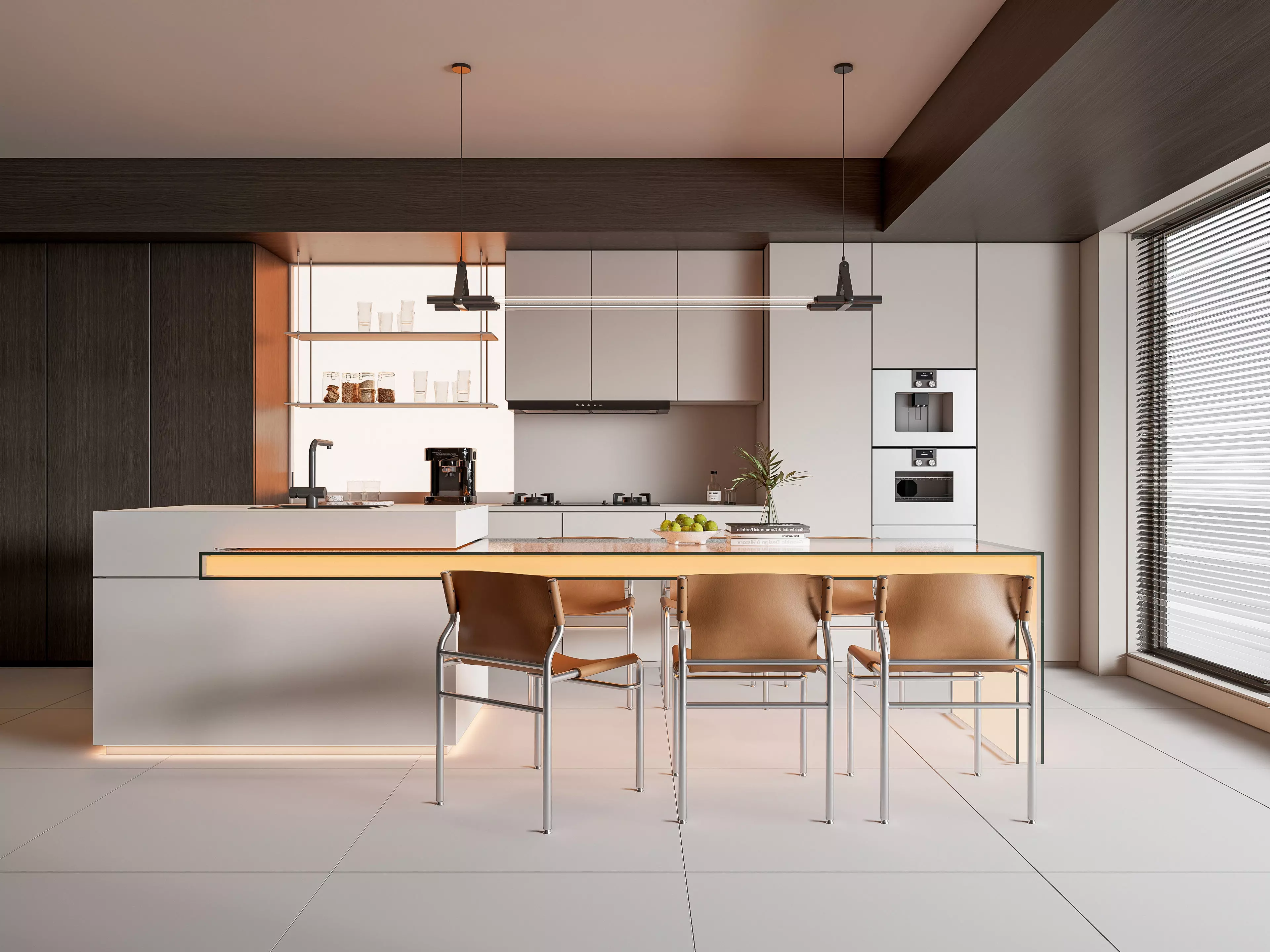 Kitchen Modern interior 87 3D model_0