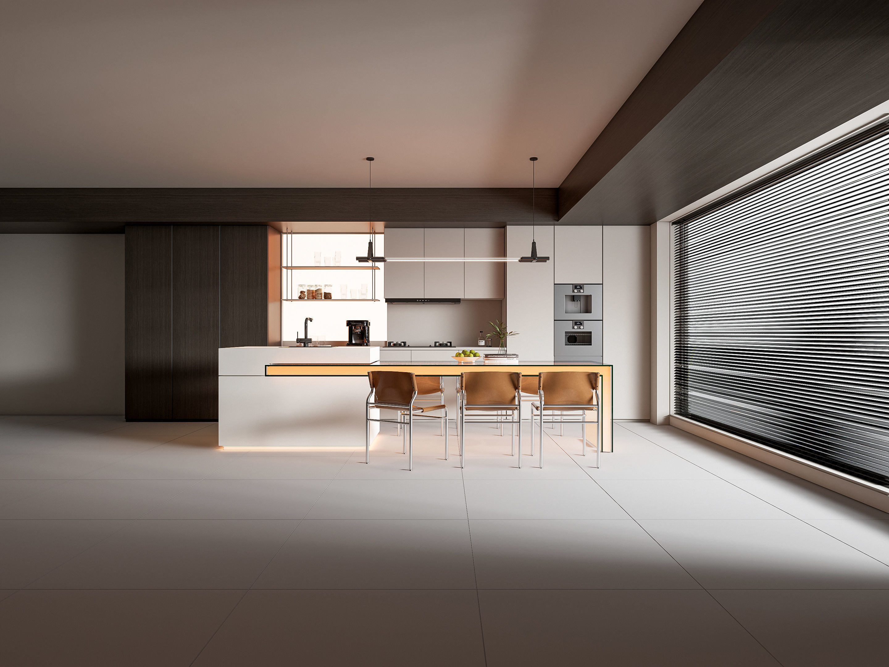 Kitchen Modern interior 87 3D model_16