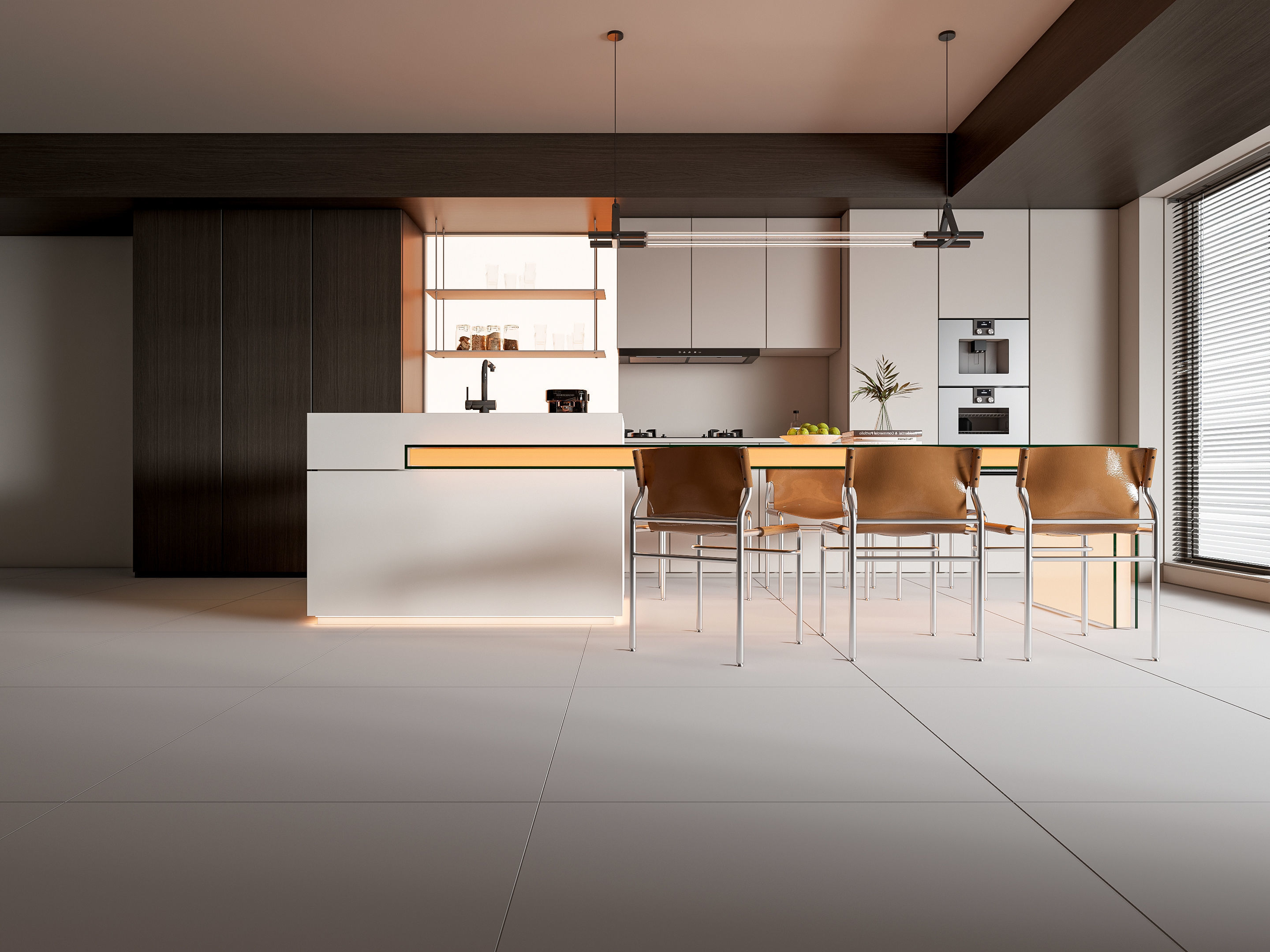 Kitchen Modern interior 87 3D model_13