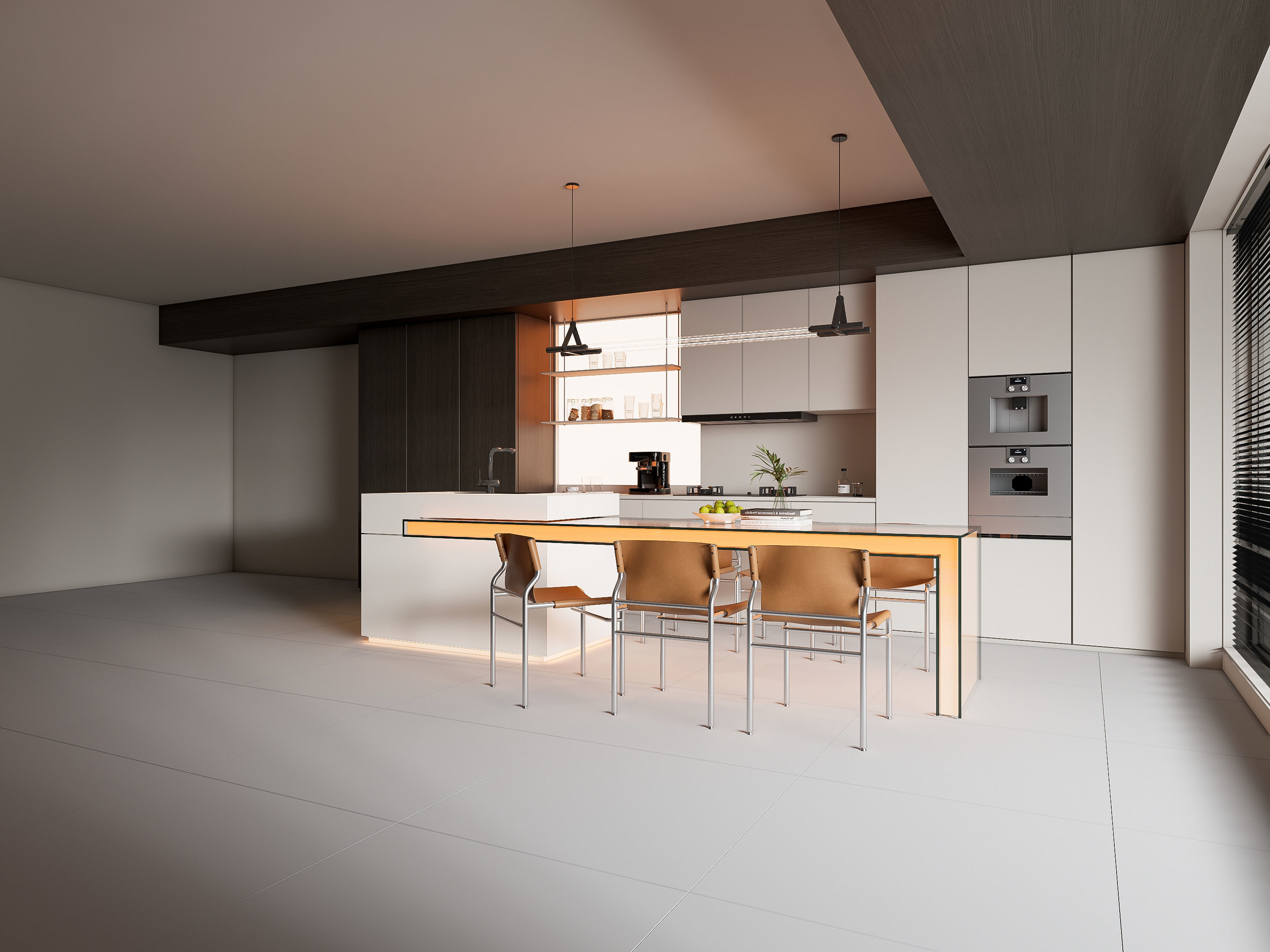 Kitchen Modern interior 87 3D model_9
