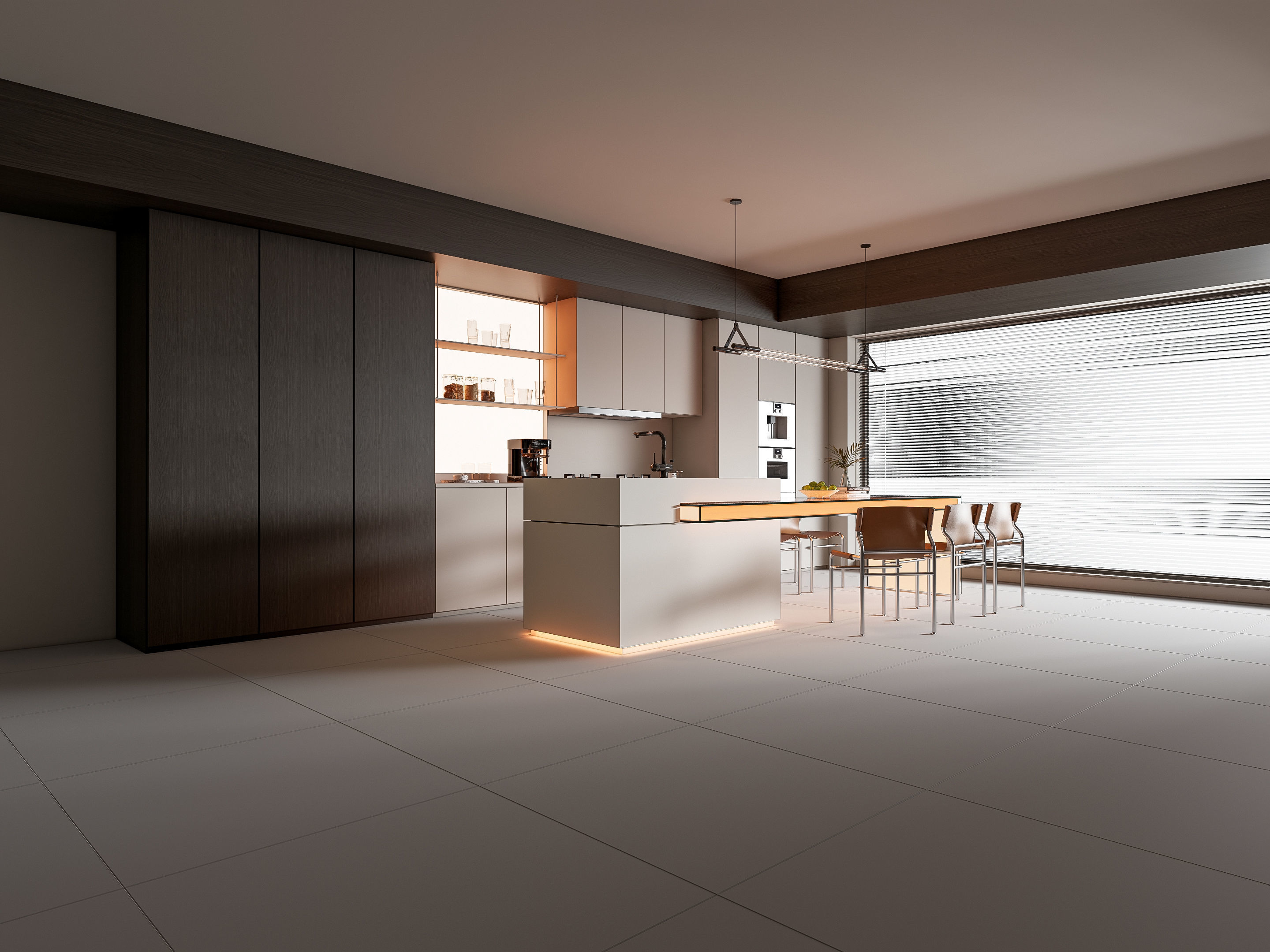 Kitchen Modern interior 87 3D model_8