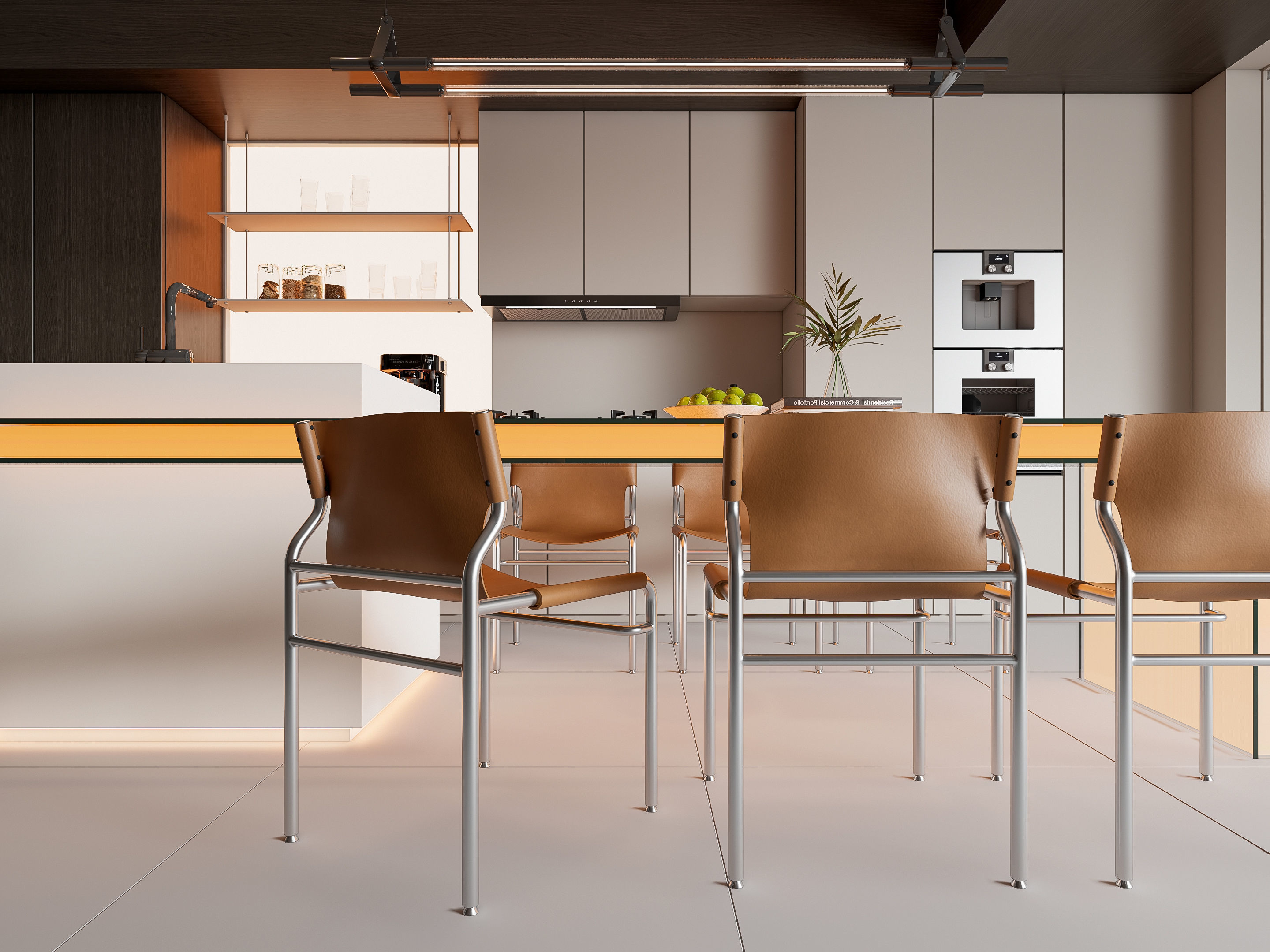 Kitchen Modern interior 87 3D model_11