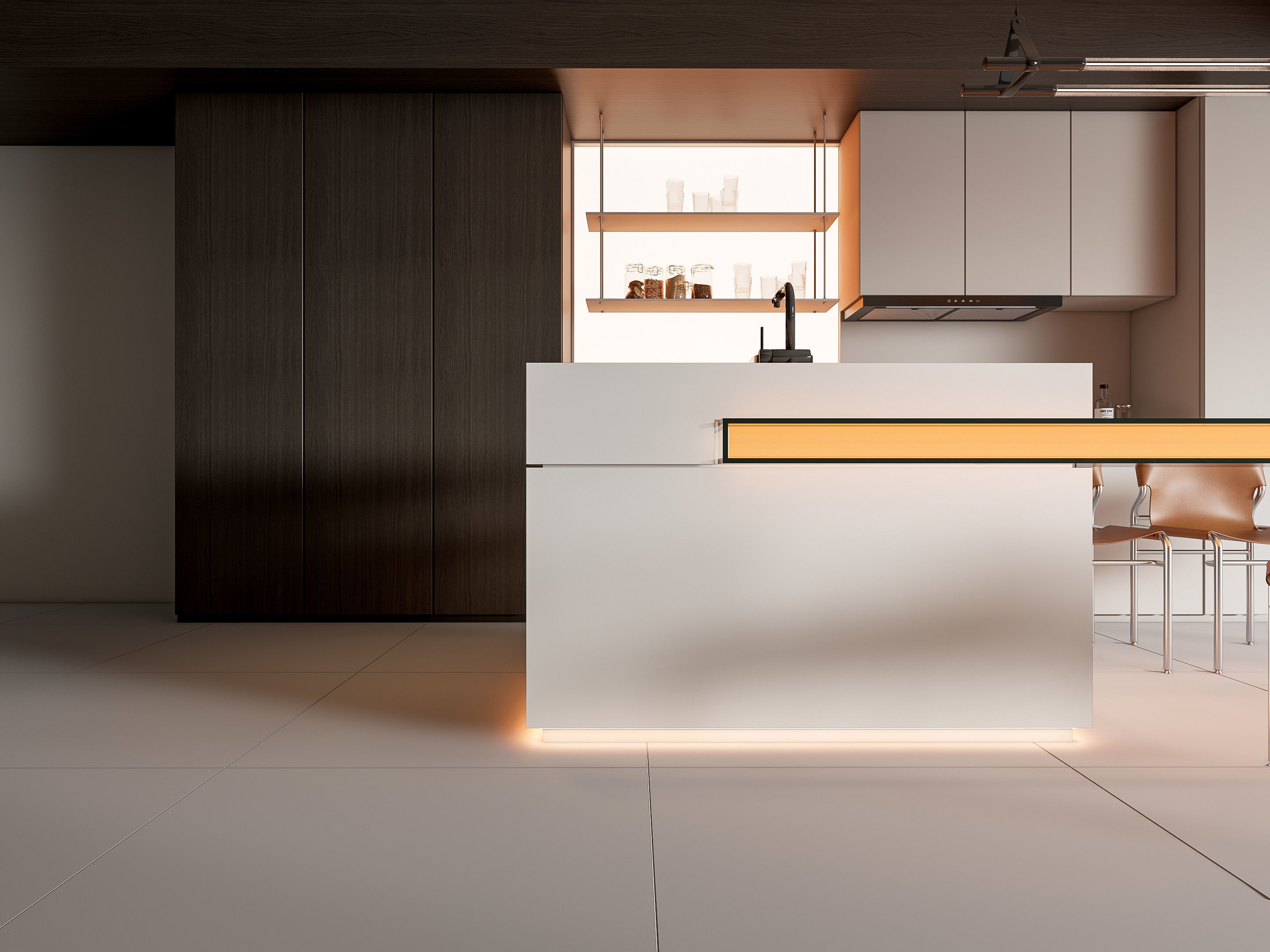 Kitchen Modern interior 87 3D model_10
