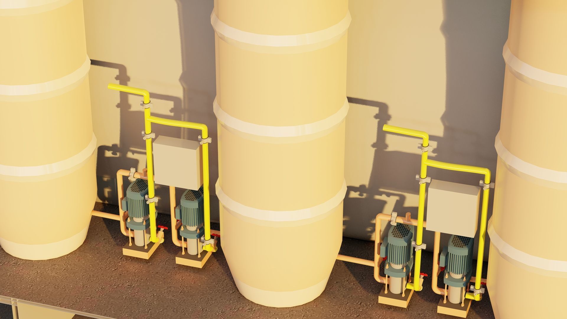 Typhoon class submarine with interior  3D model_6