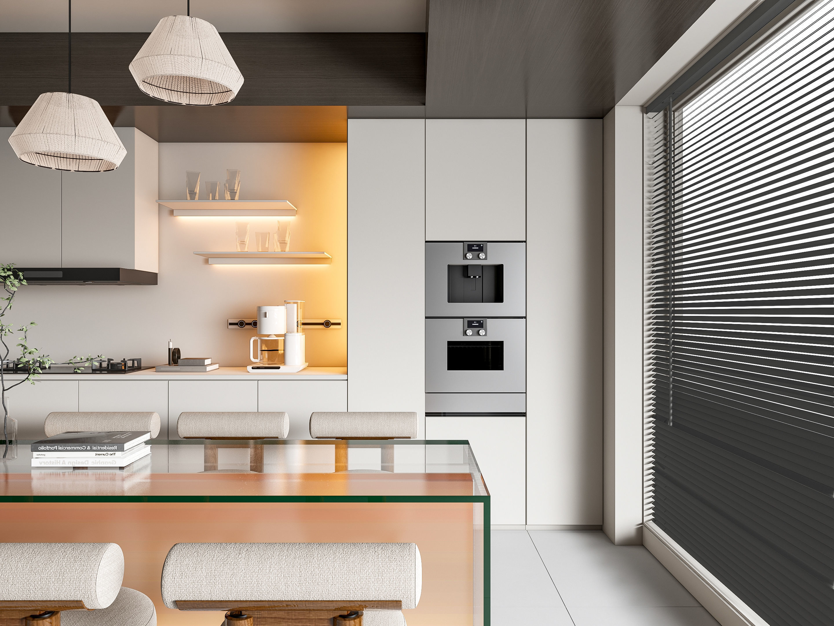 Kitchen Modern interior 88 3D model_8