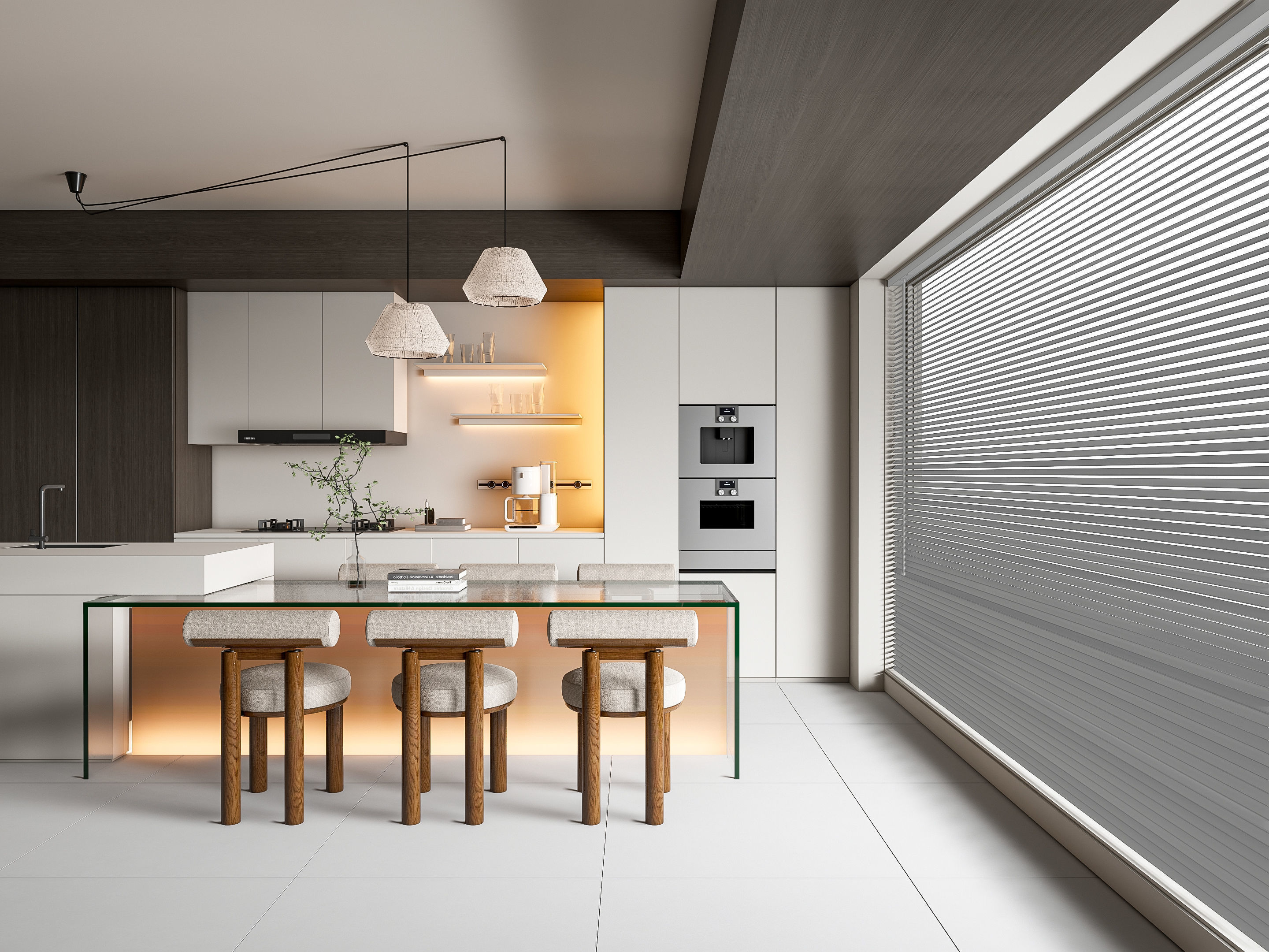 Kitchen Modern interior 88 3D model_15