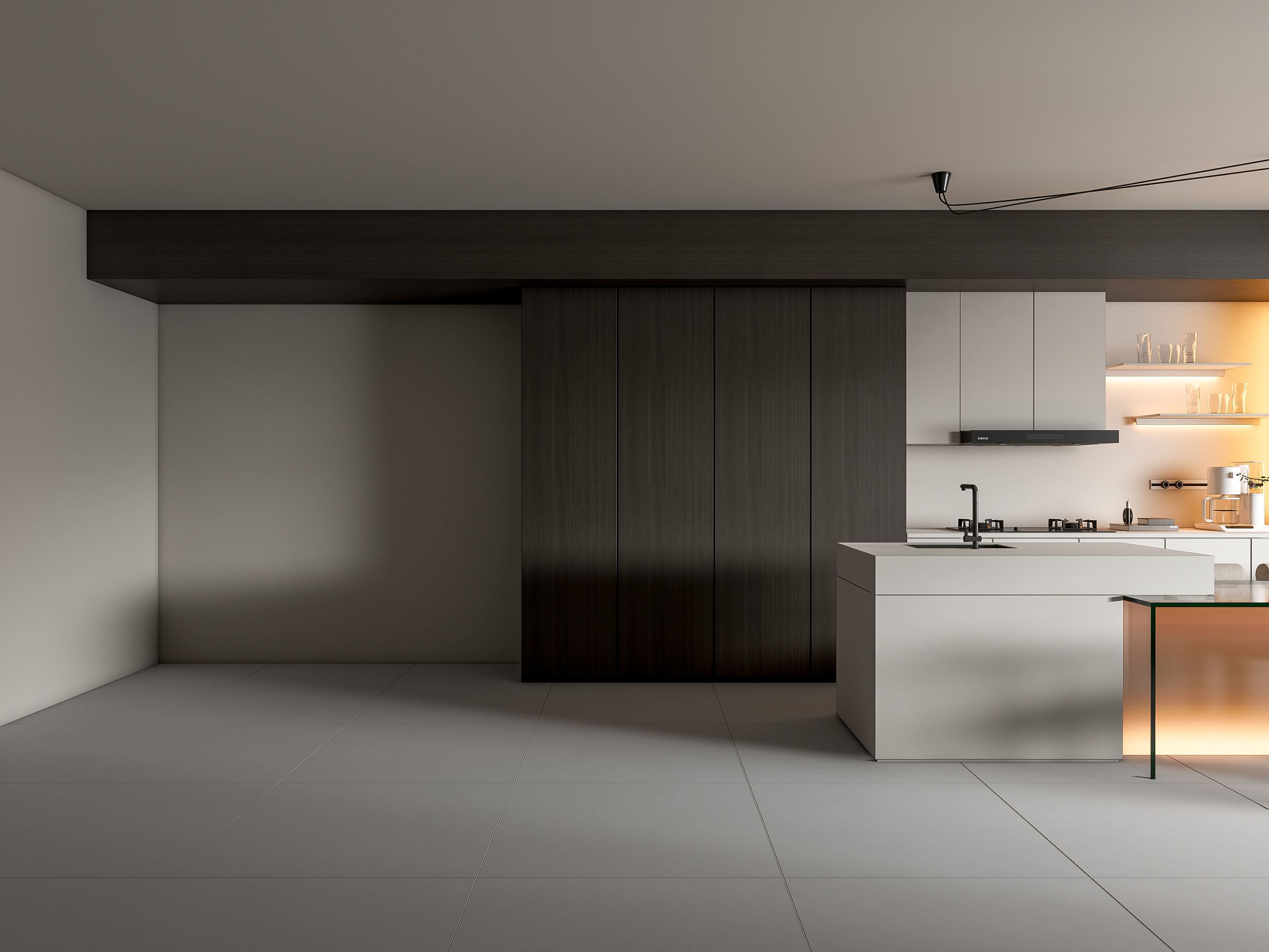 Kitchen Modern interior 88 3D model_14
