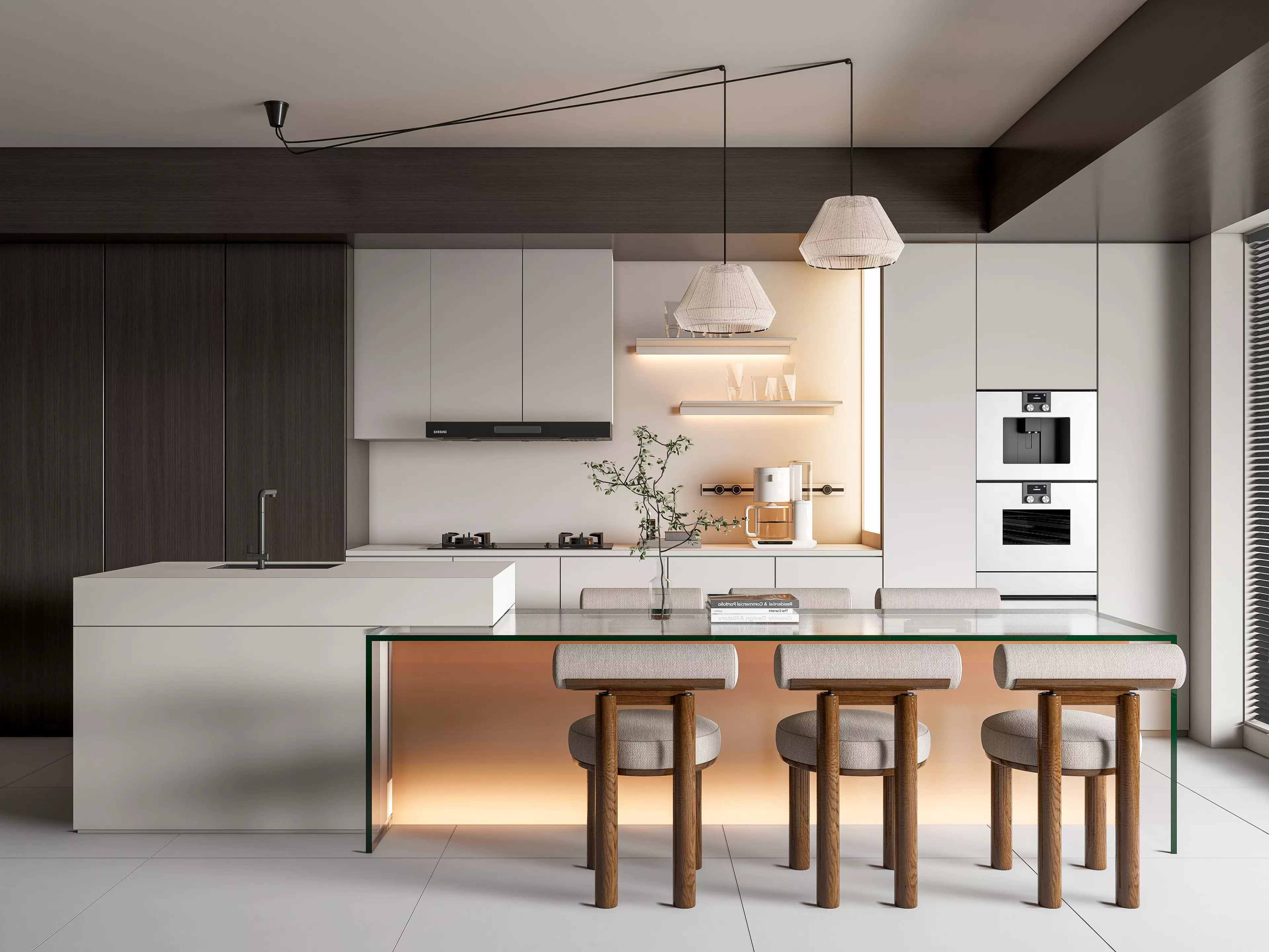 Kitchen Modern interior 88 3D model_0