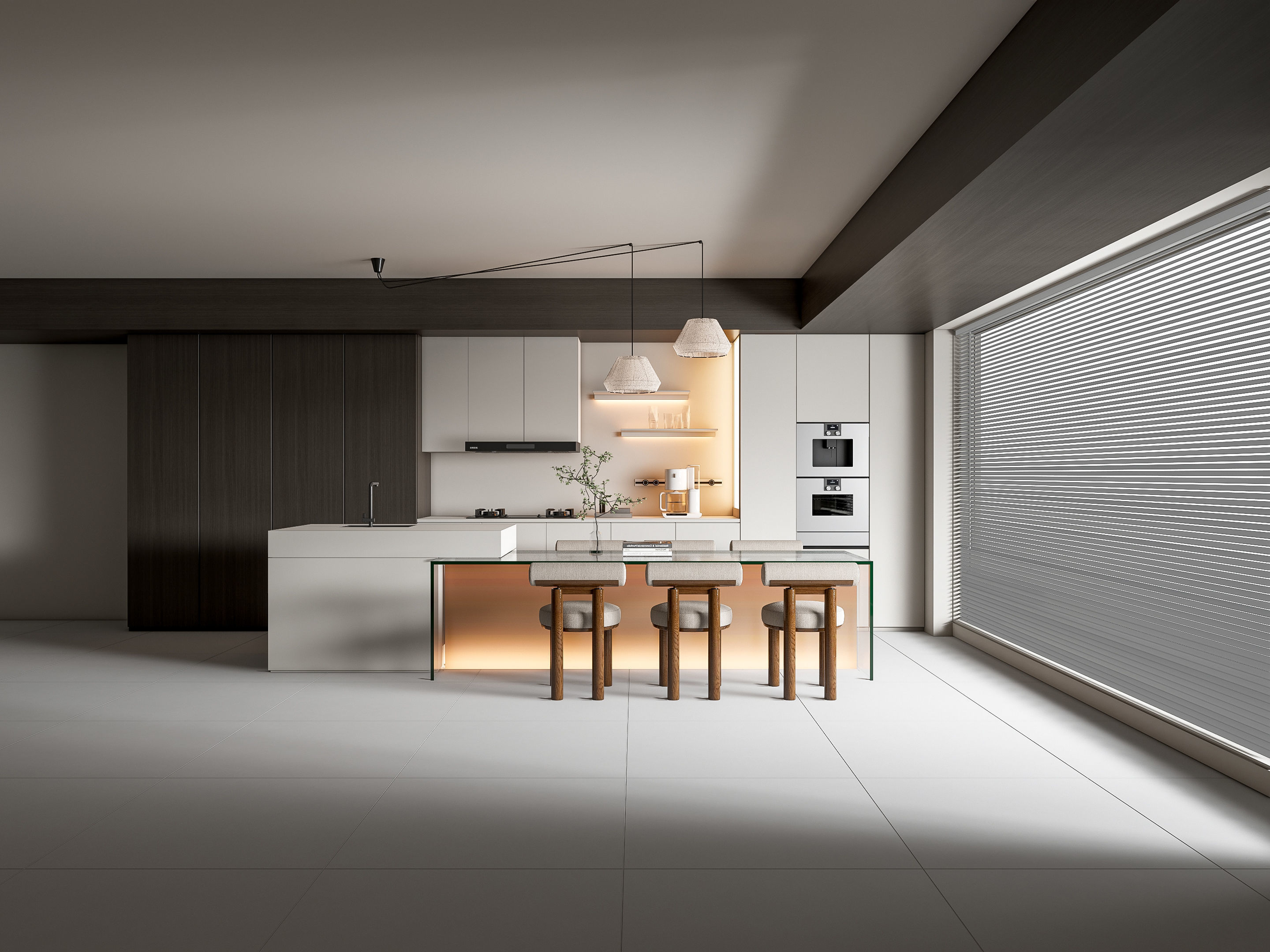 Kitchen Modern interior 88 3D model_16