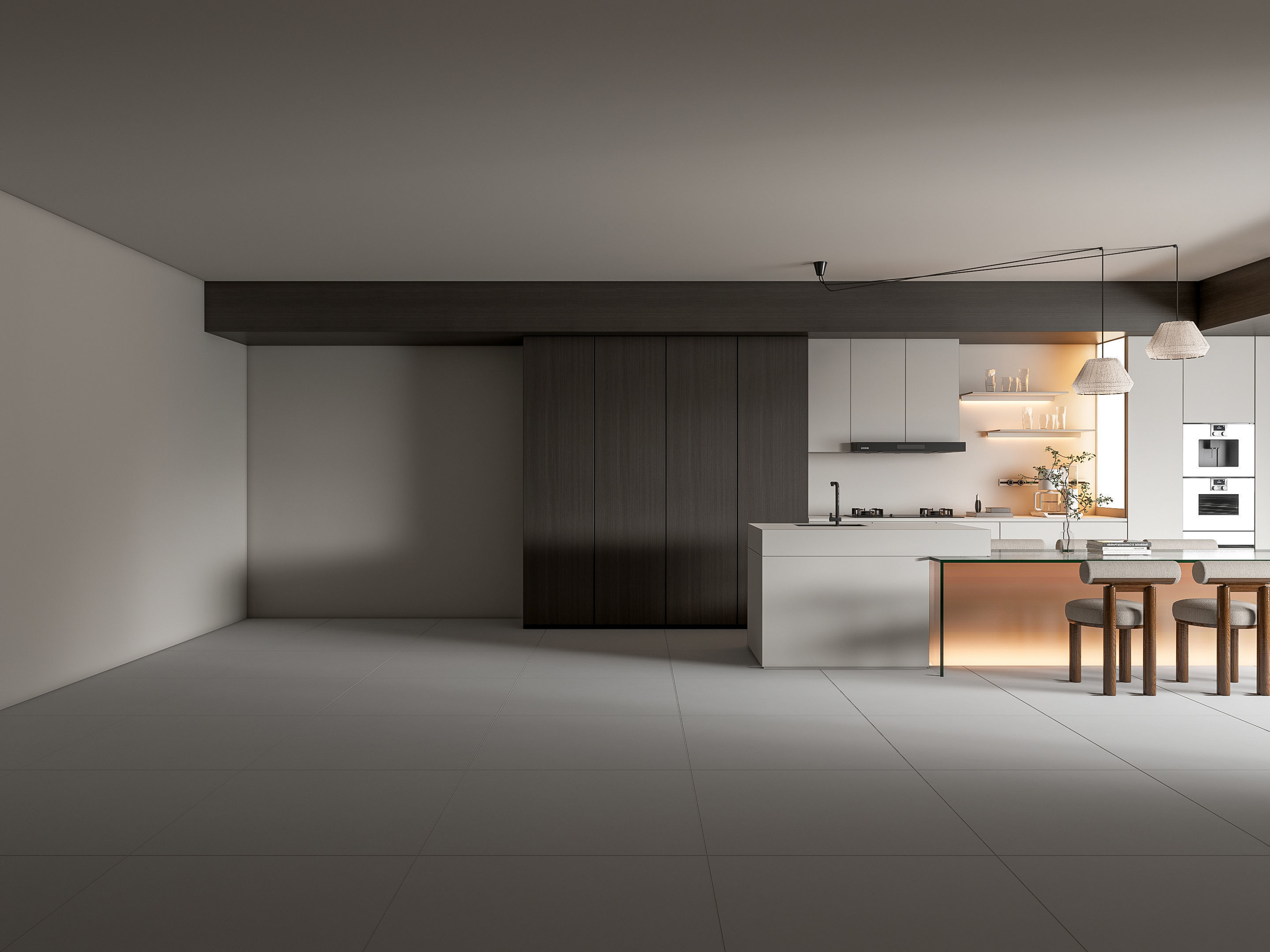 Kitchen Modern interior 88 3D model_17