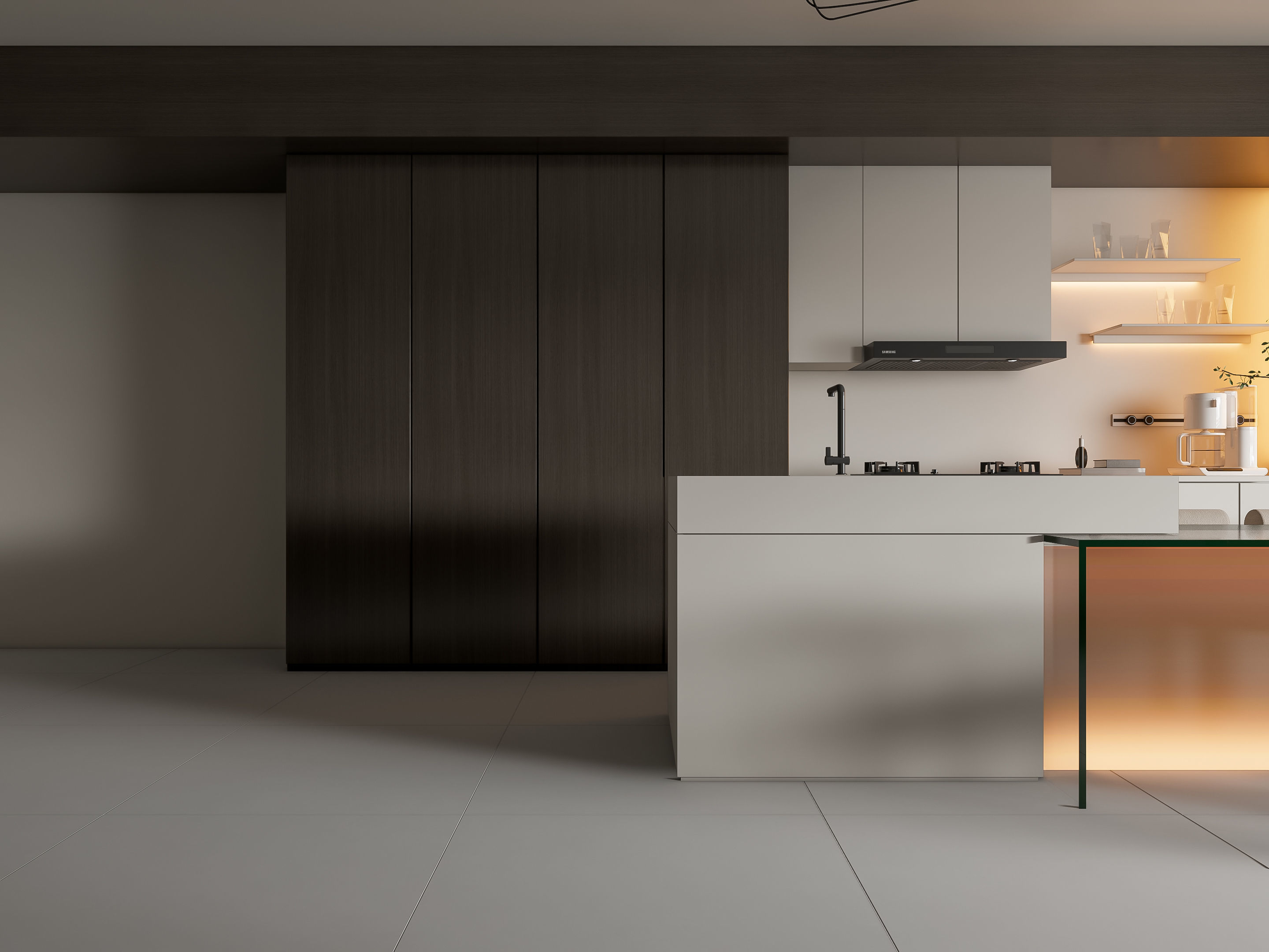 Kitchen Modern interior 88 3D model_10