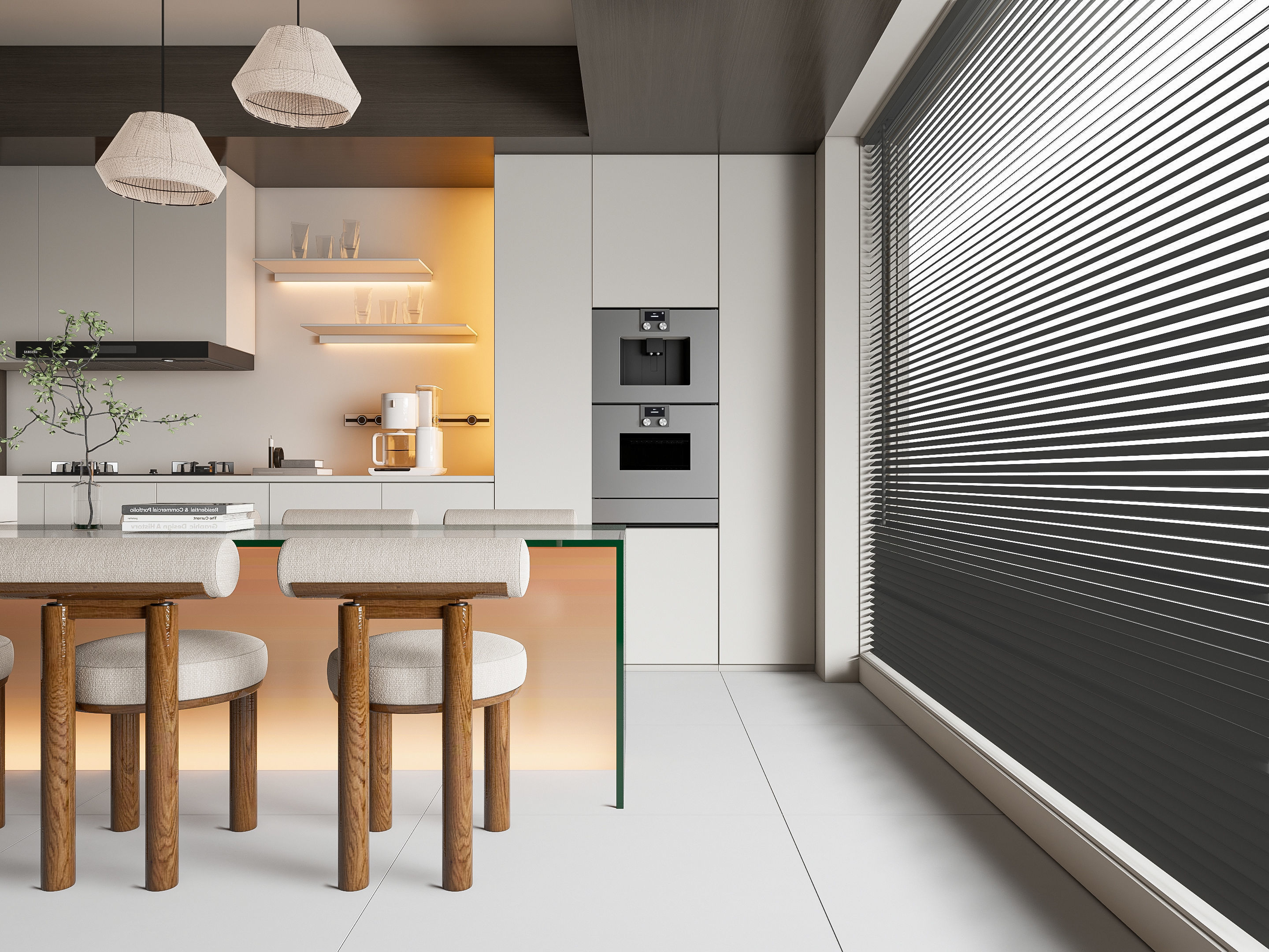 Kitchen Modern interior 88 3D model_11