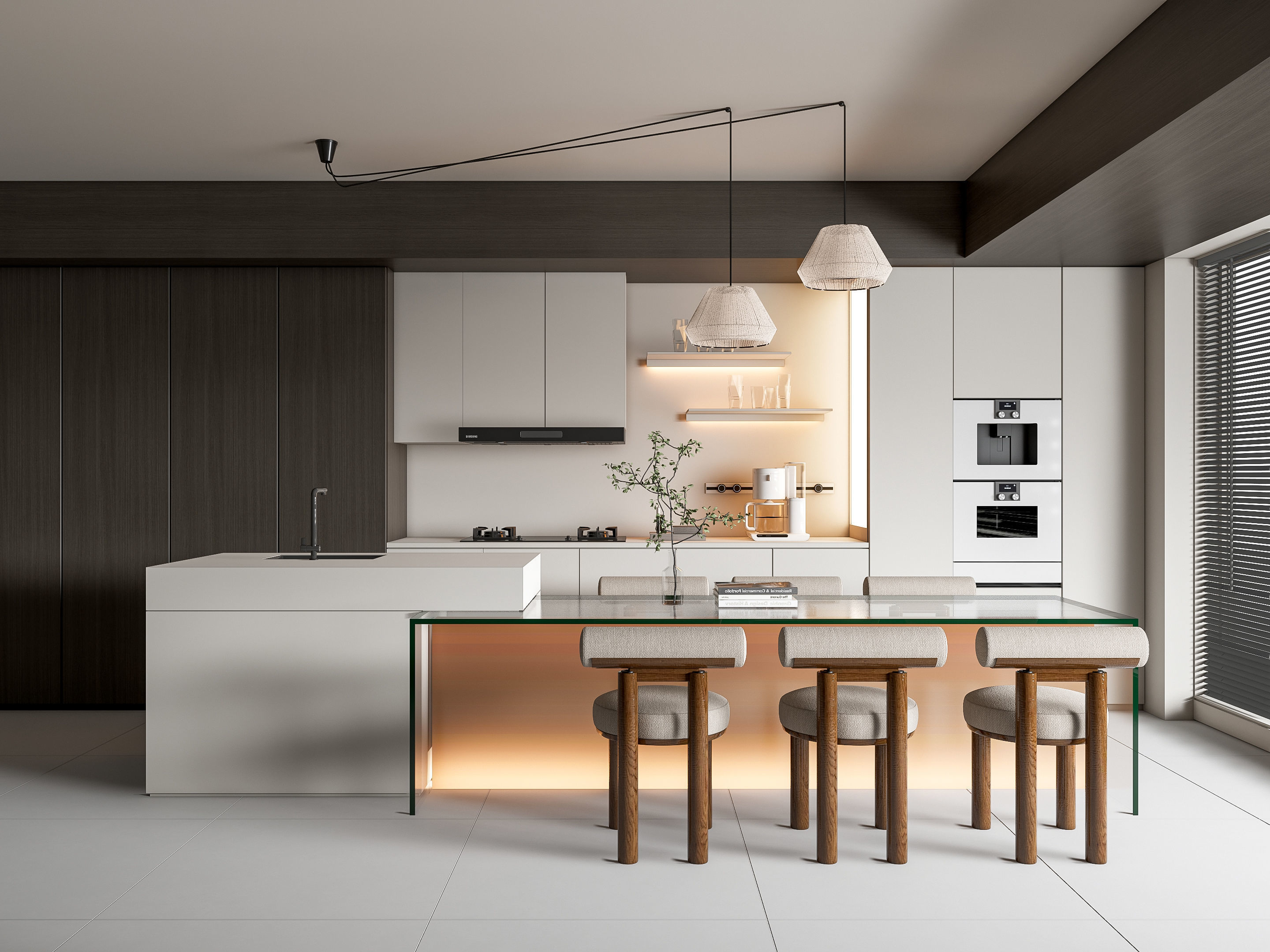 Kitchen Modern interior 88 3D model_18