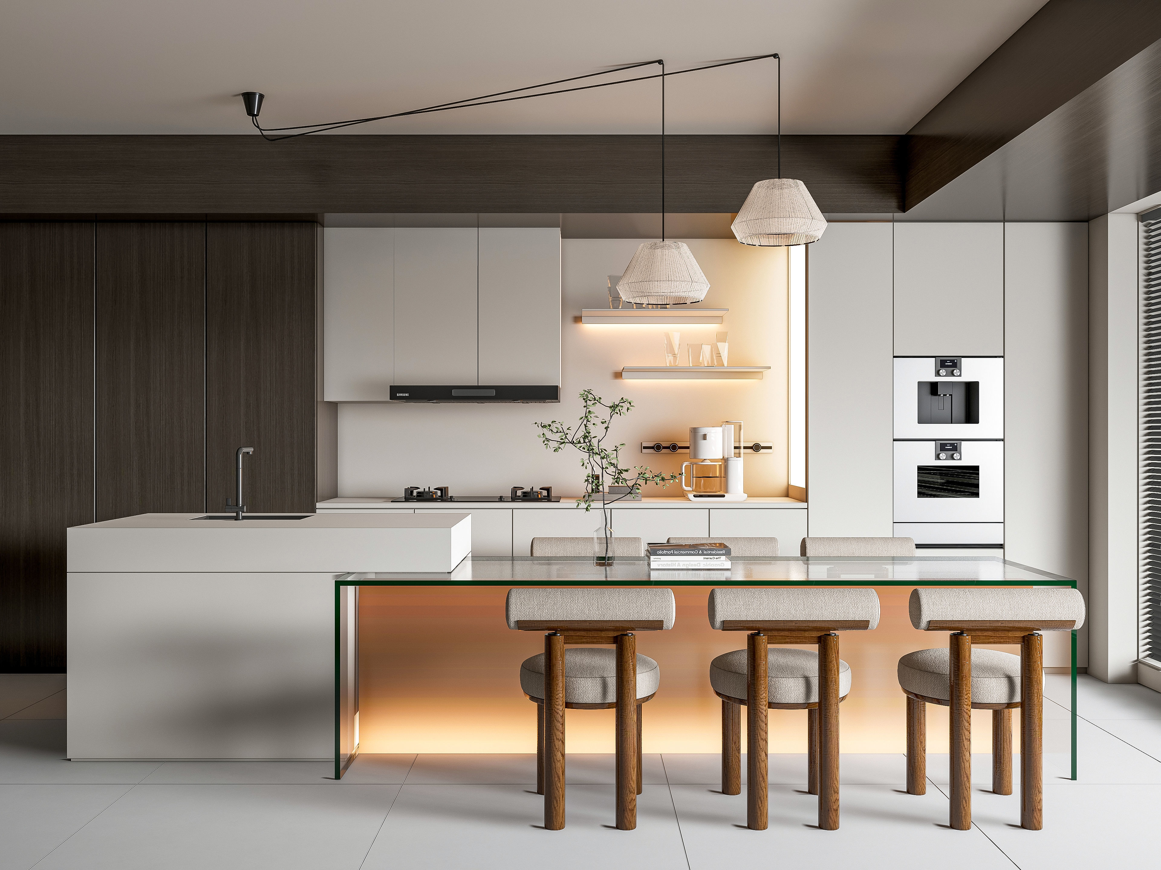 Kitchen Modern interior 88 3D model_20