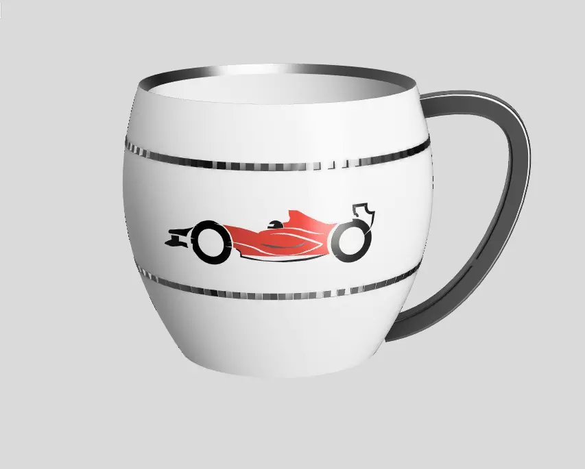 F1 car 3D print model