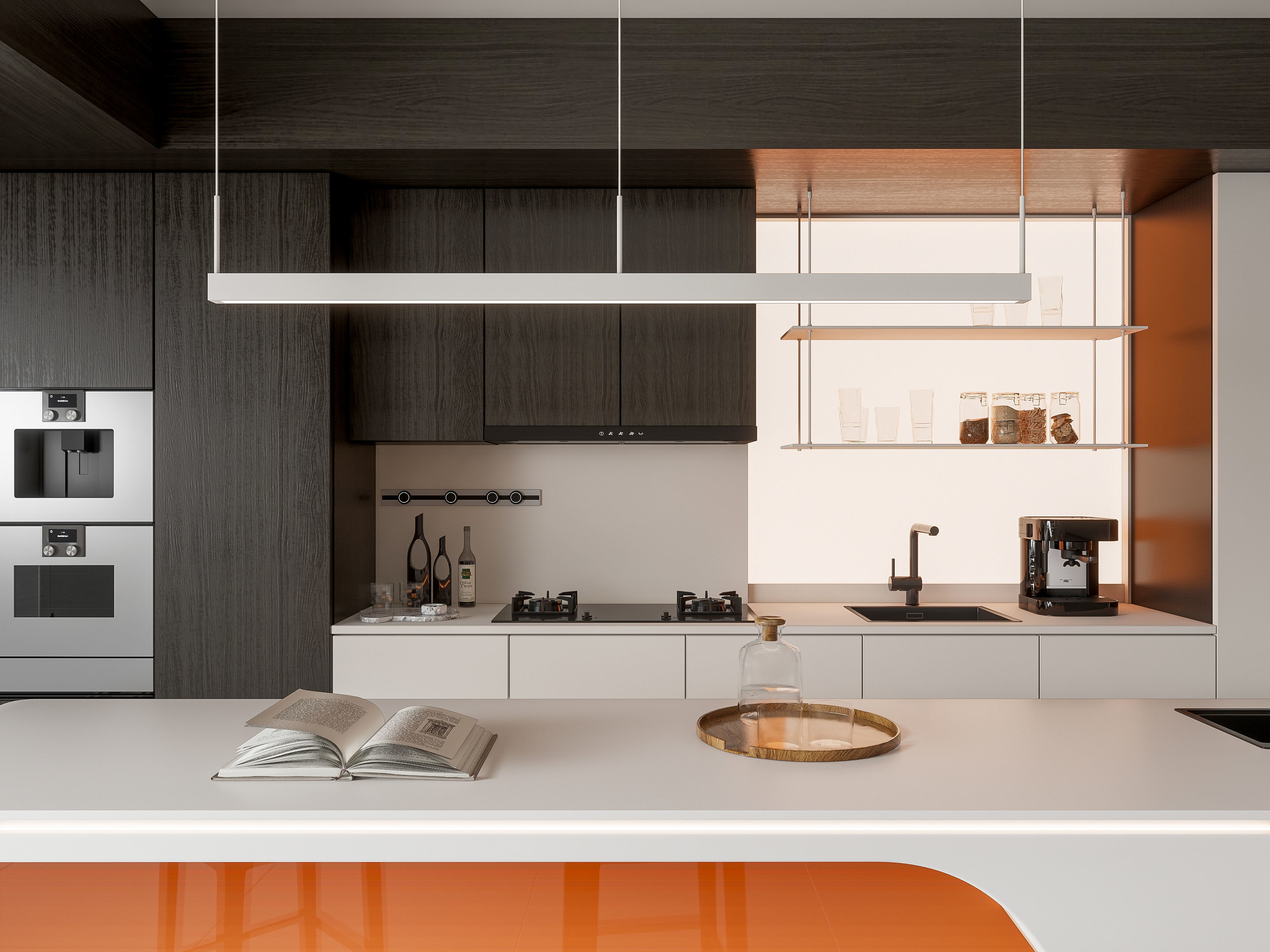 Kitchen Modern interior 89 3D model_7