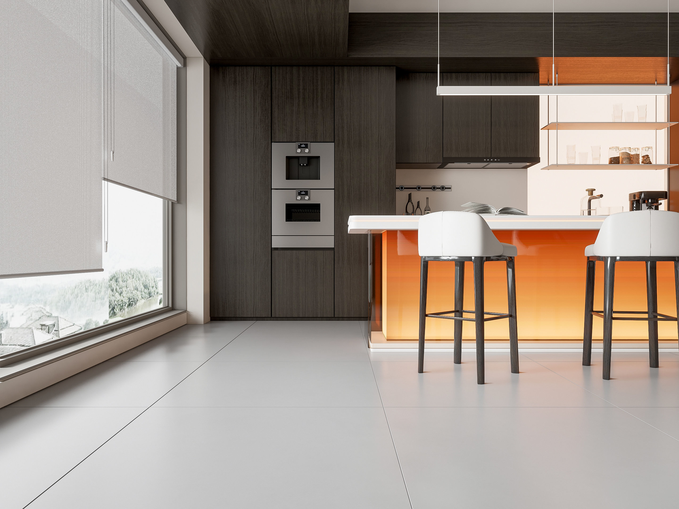 Kitchen Modern interior 89 3D model_14