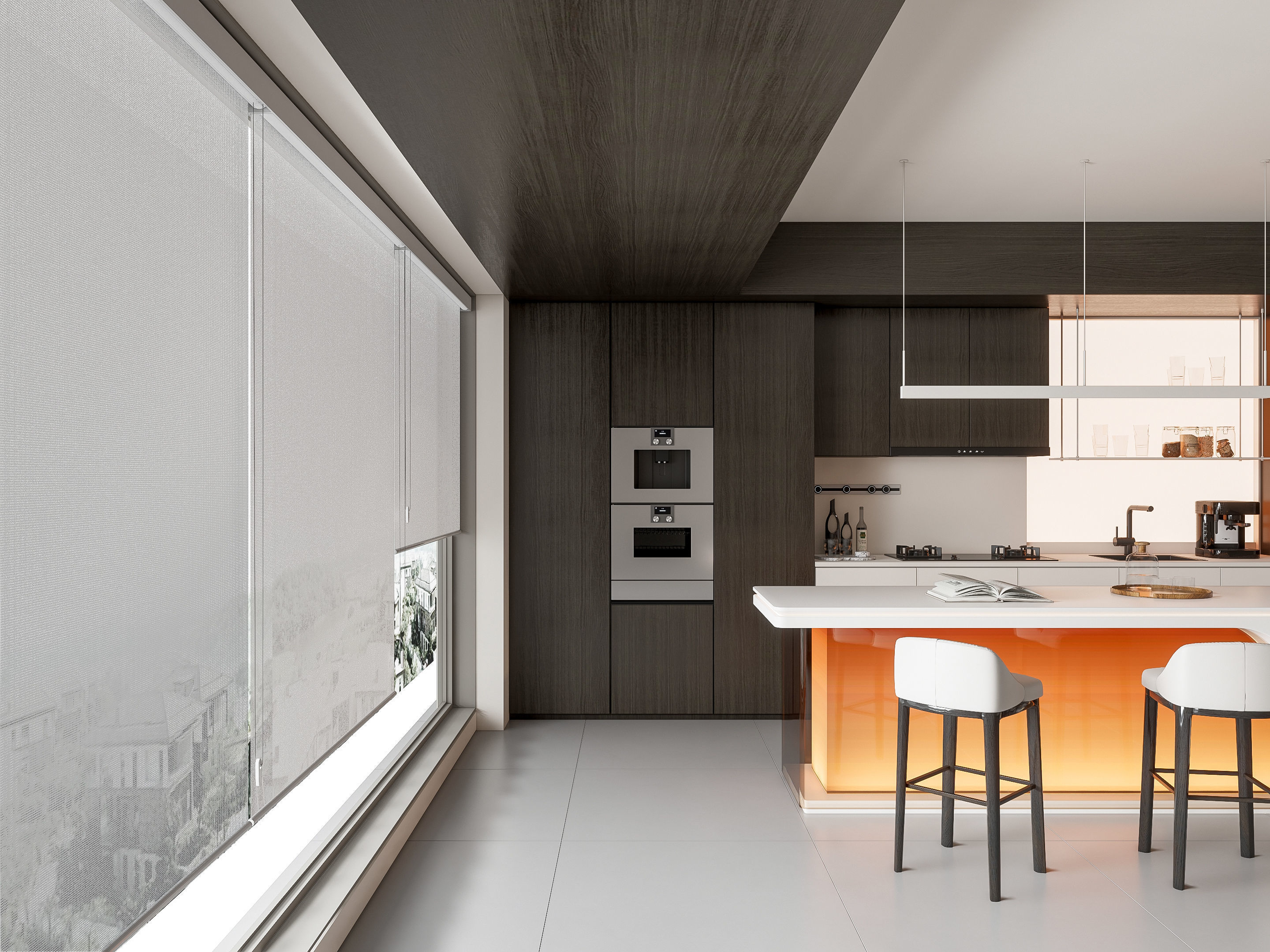Kitchen Modern interior 89 3D model_15