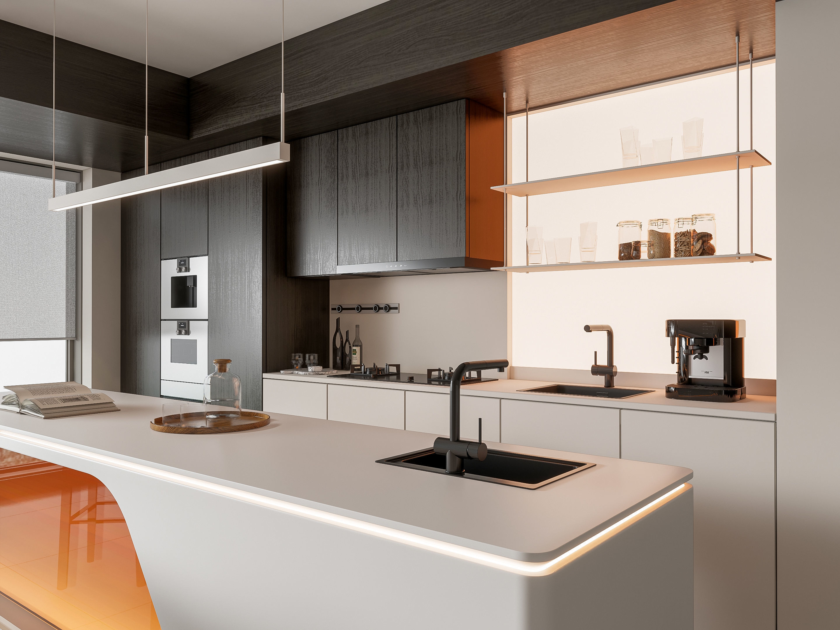 Kitchen Modern interior 89 3D model_6