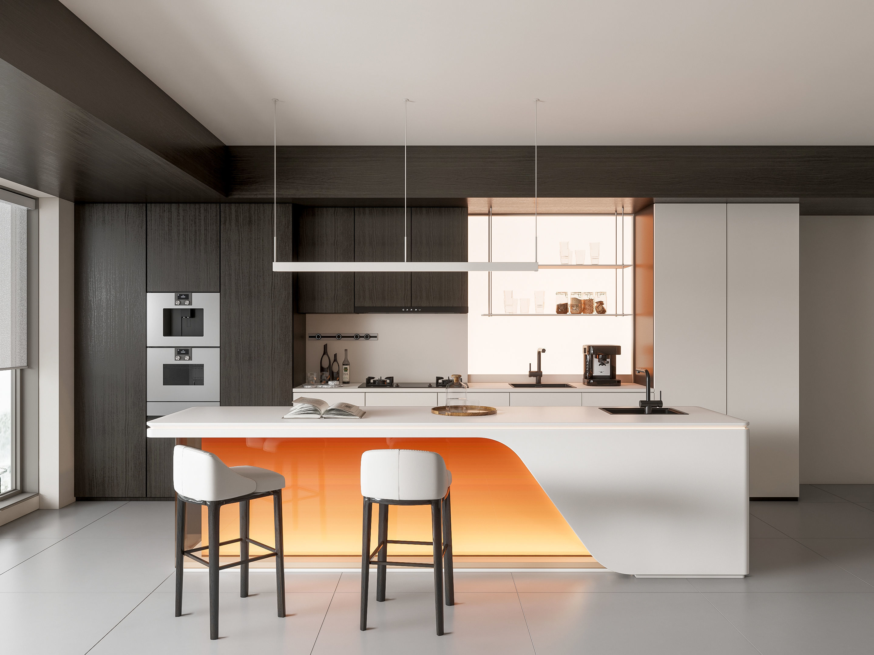 Kitchen Modern interior 89 3D model_11