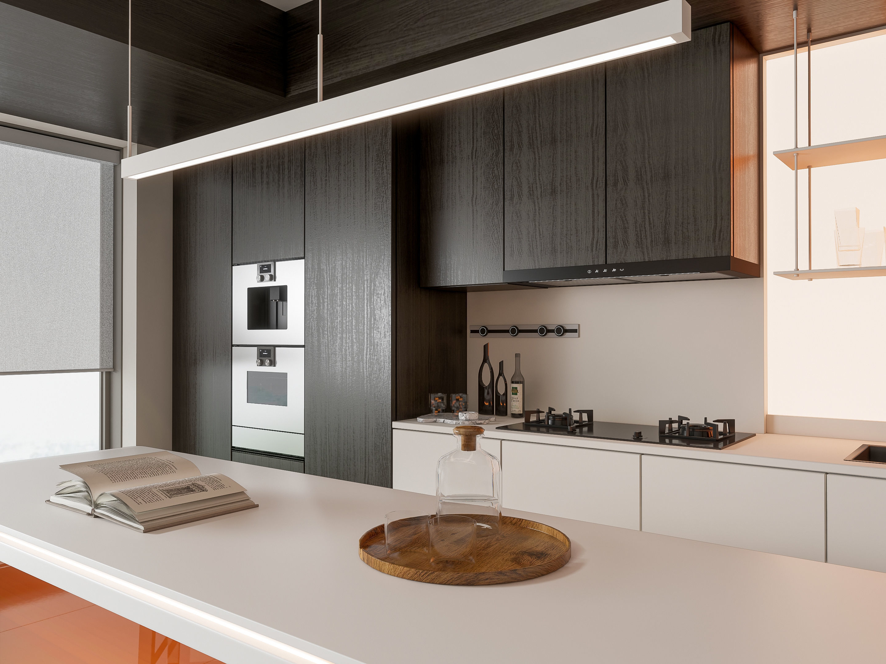 Kitchen Modern interior 89 3D model_2