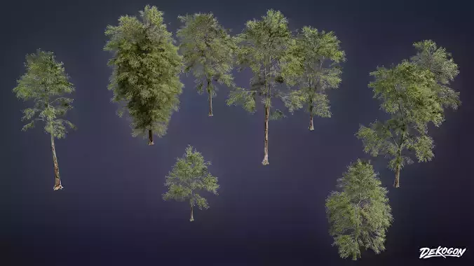 FOLIAGE - Ash Tree 08 - LOW POLY