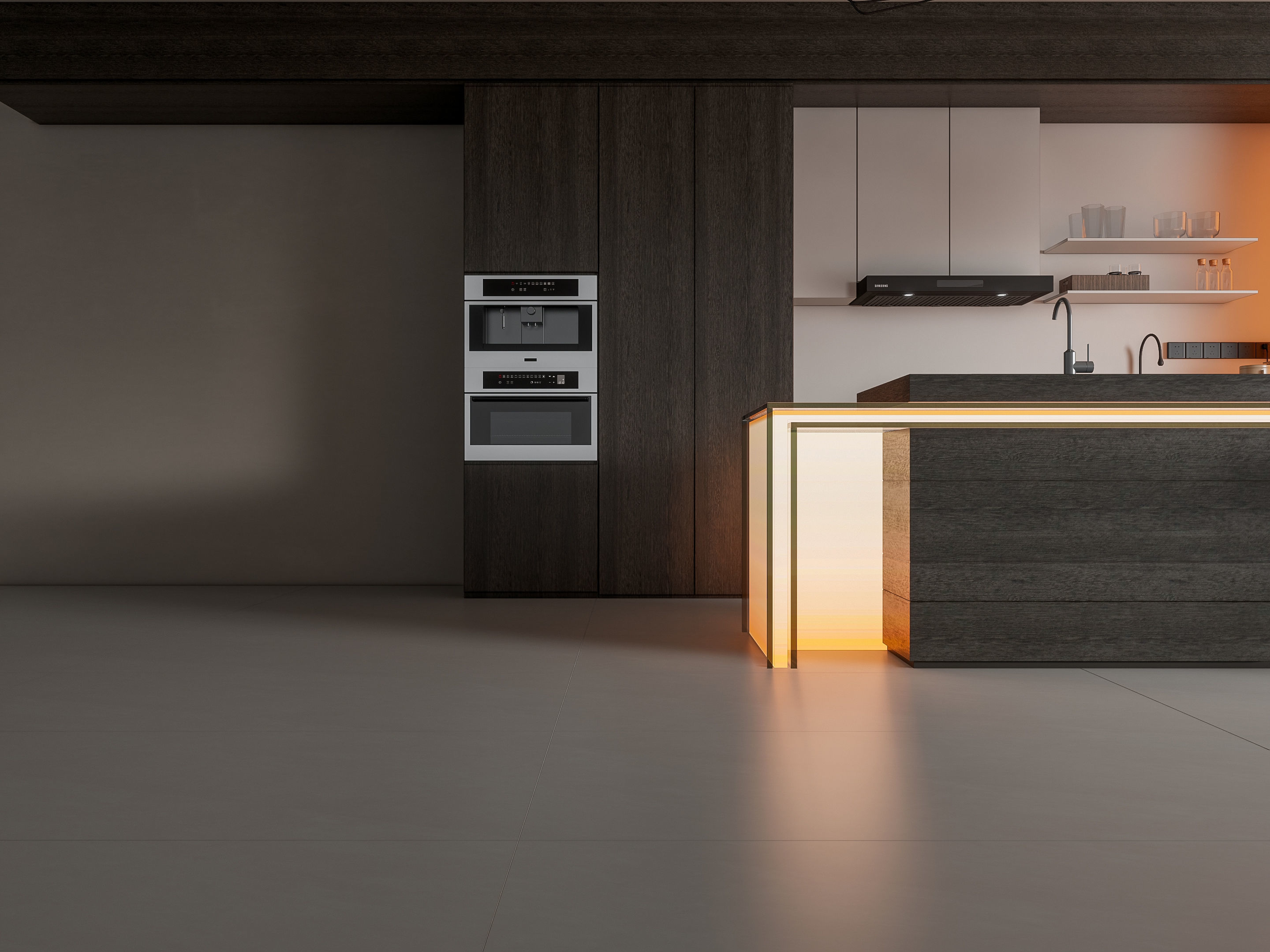Kitchen Modern interior 90 3D model_13