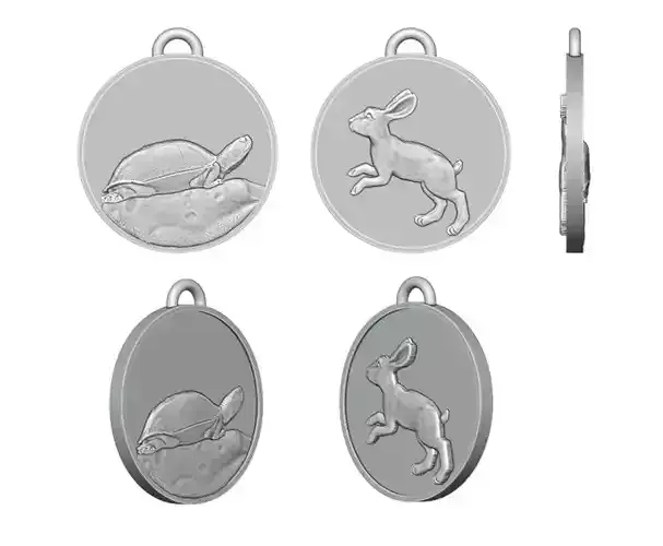 Aesop fables pendant 4