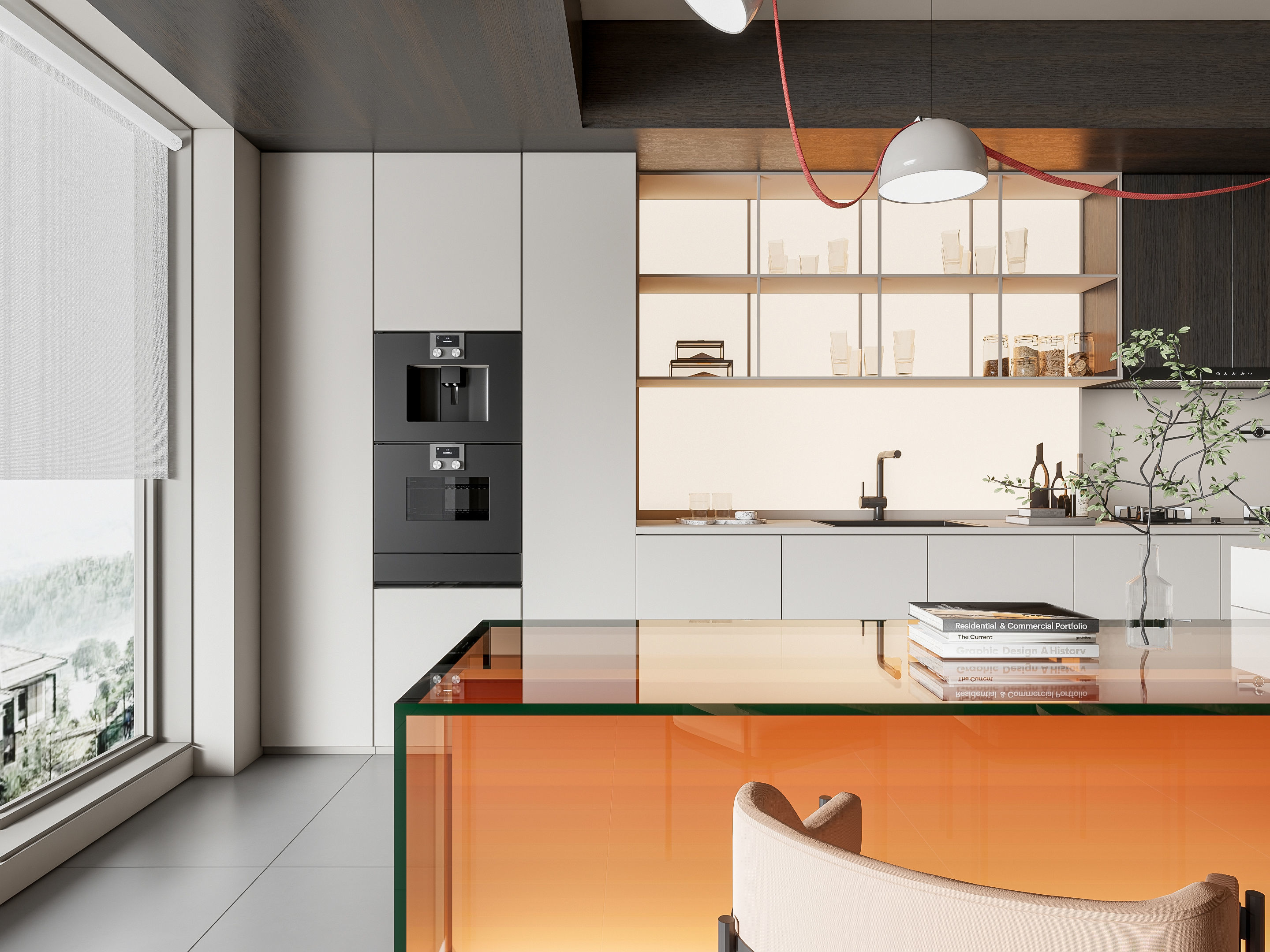 Kitchen Modern interior 91 3D model_8