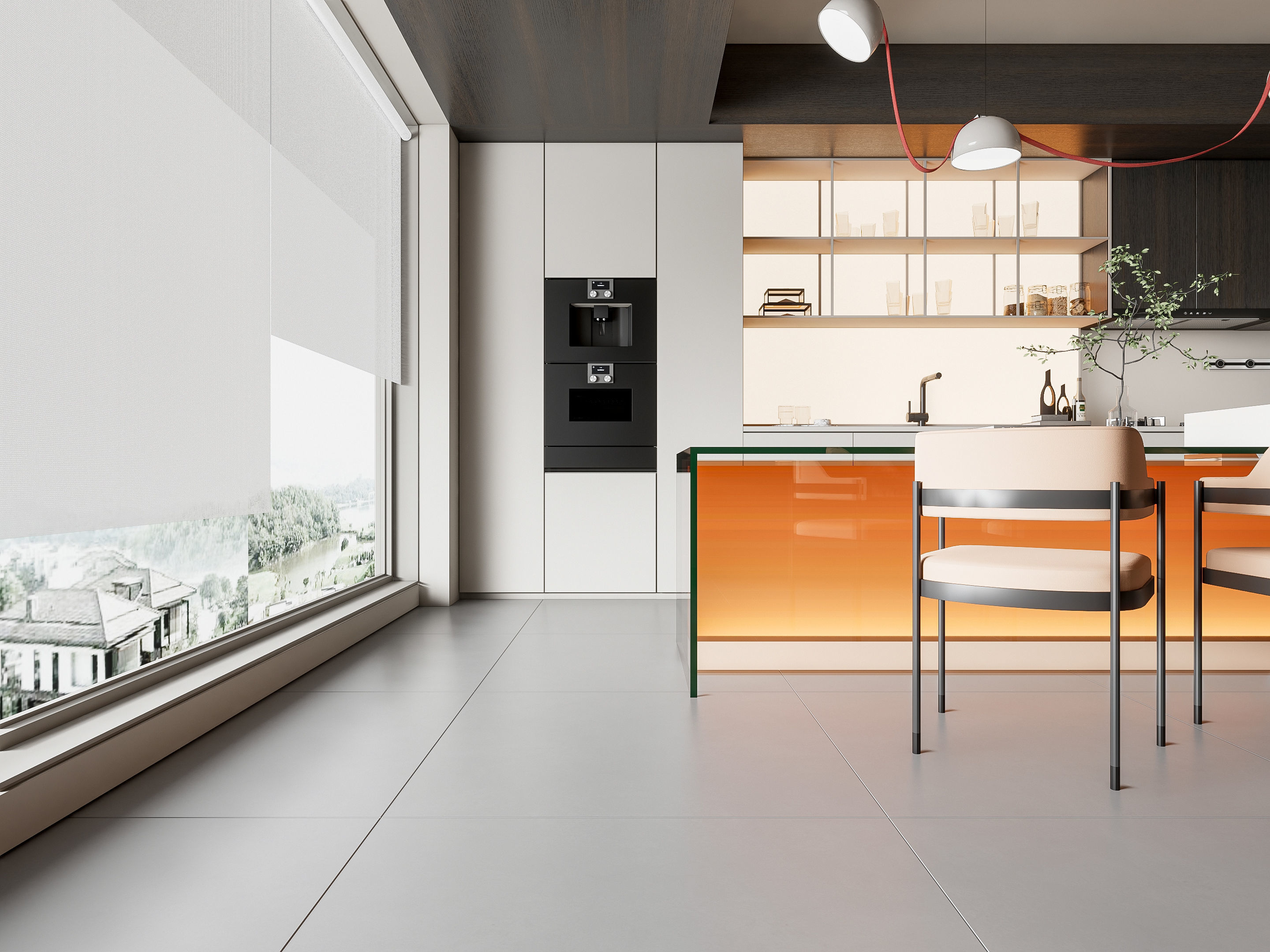 Kitchen Modern interior 91 3D model_14