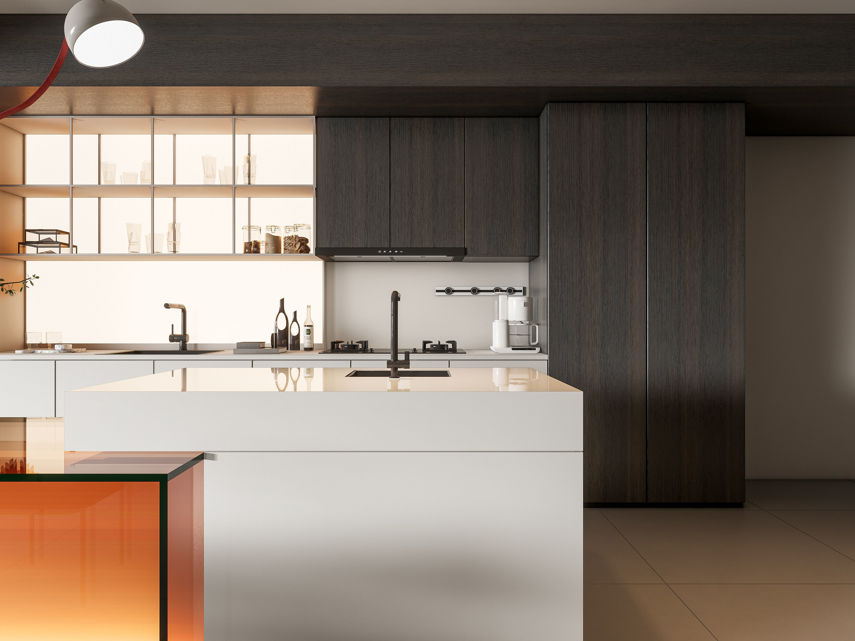 Kitchen Modern interior 91 3D model_9