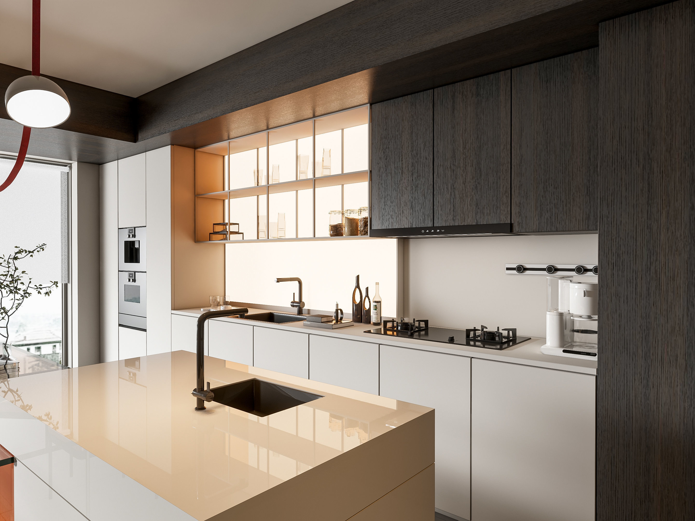 Kitchen Modern interior 91 3D model_5