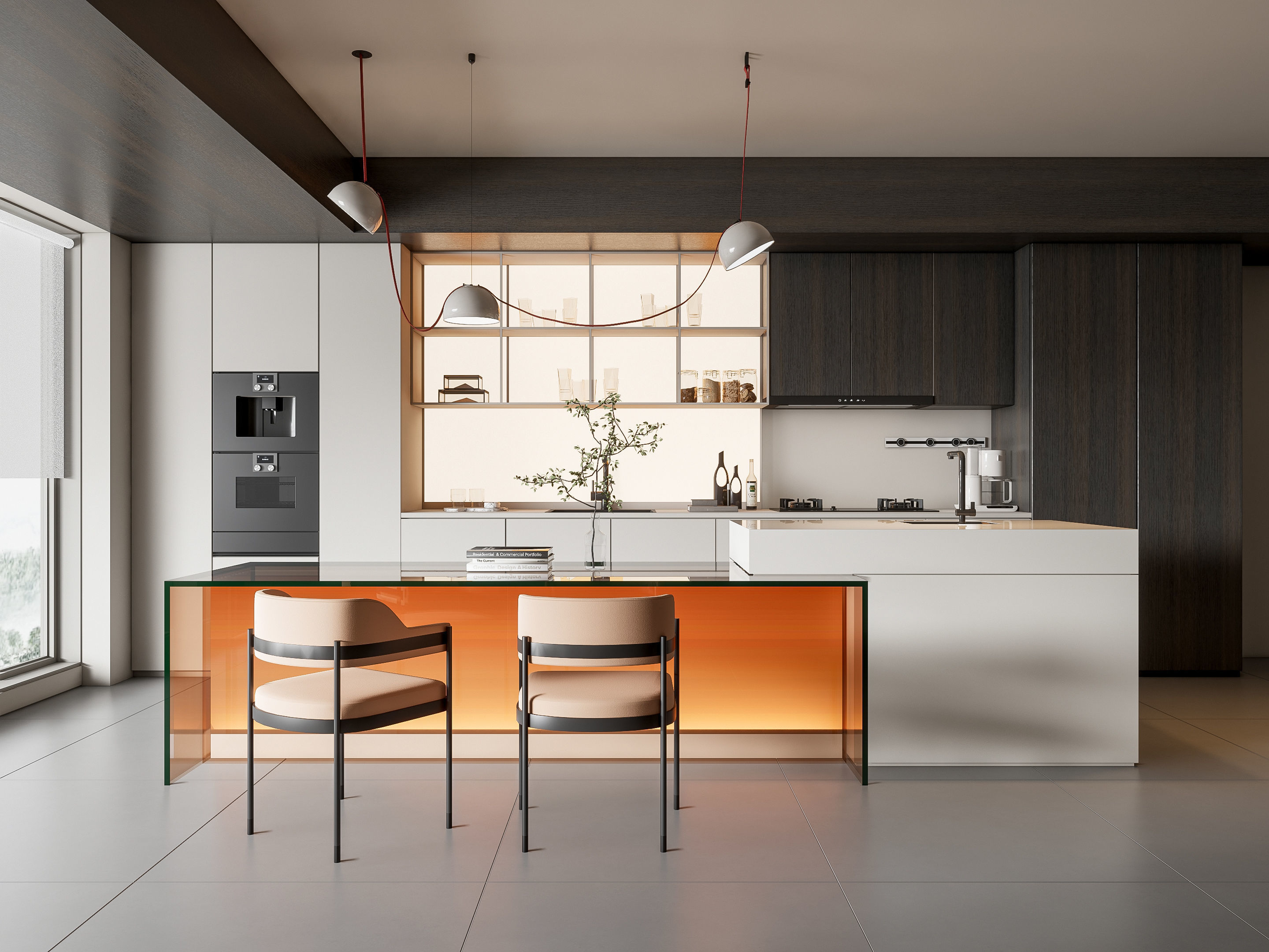 Kitchen Modern interior 91 3D model_1