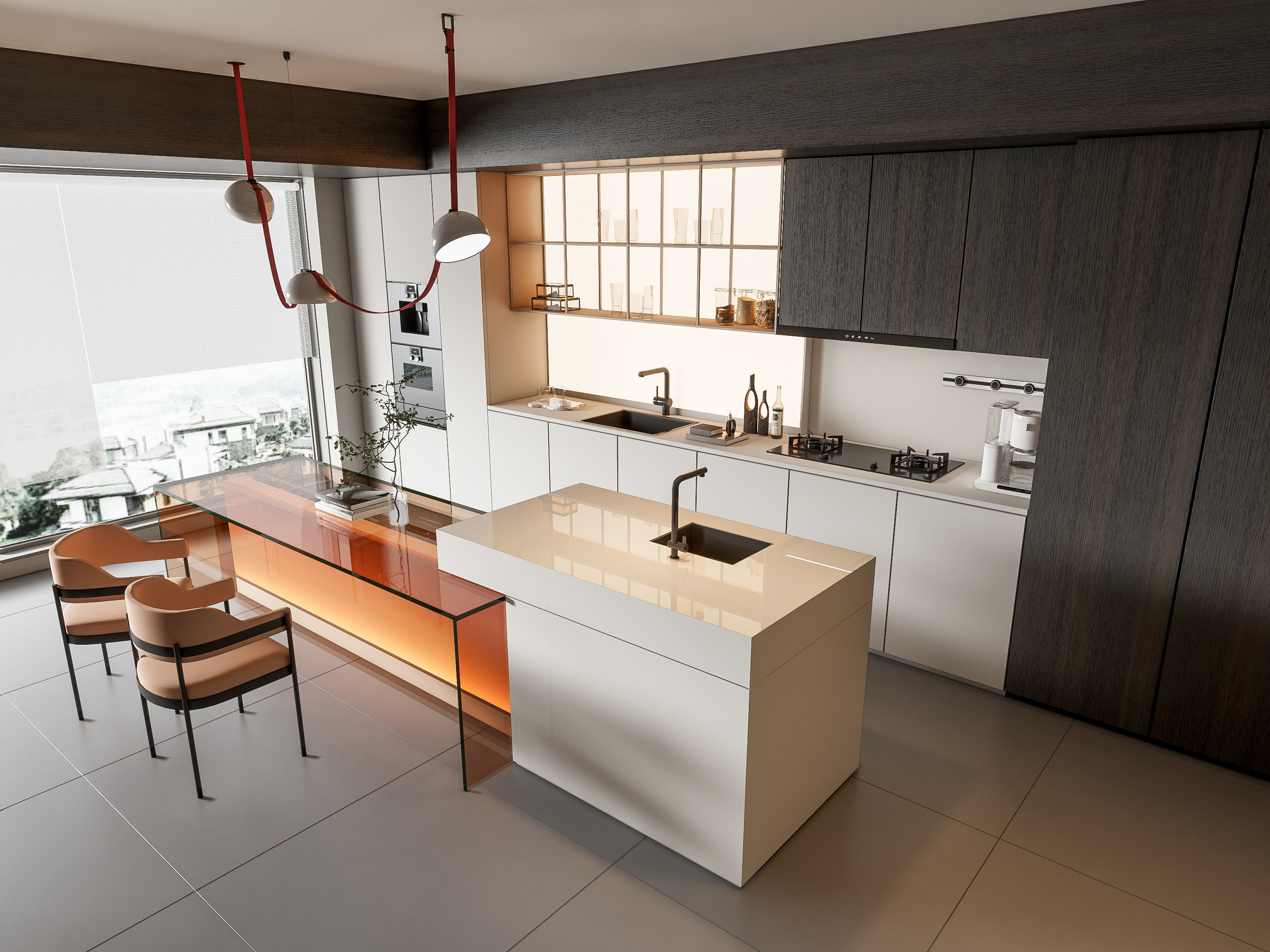Kitchen Modern interior 91 3D model_2