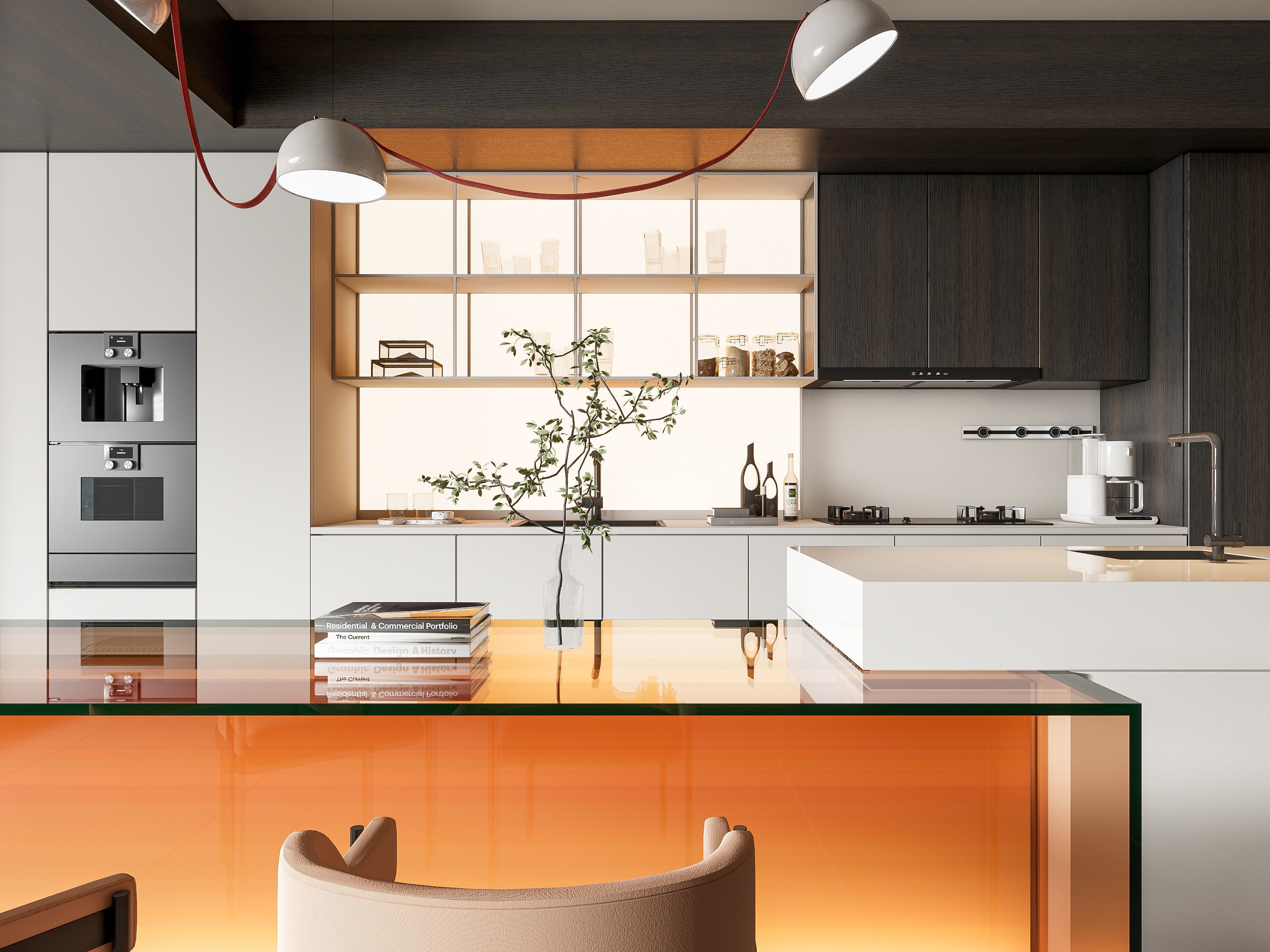 Kitchen Modern interior 91 3D model_7