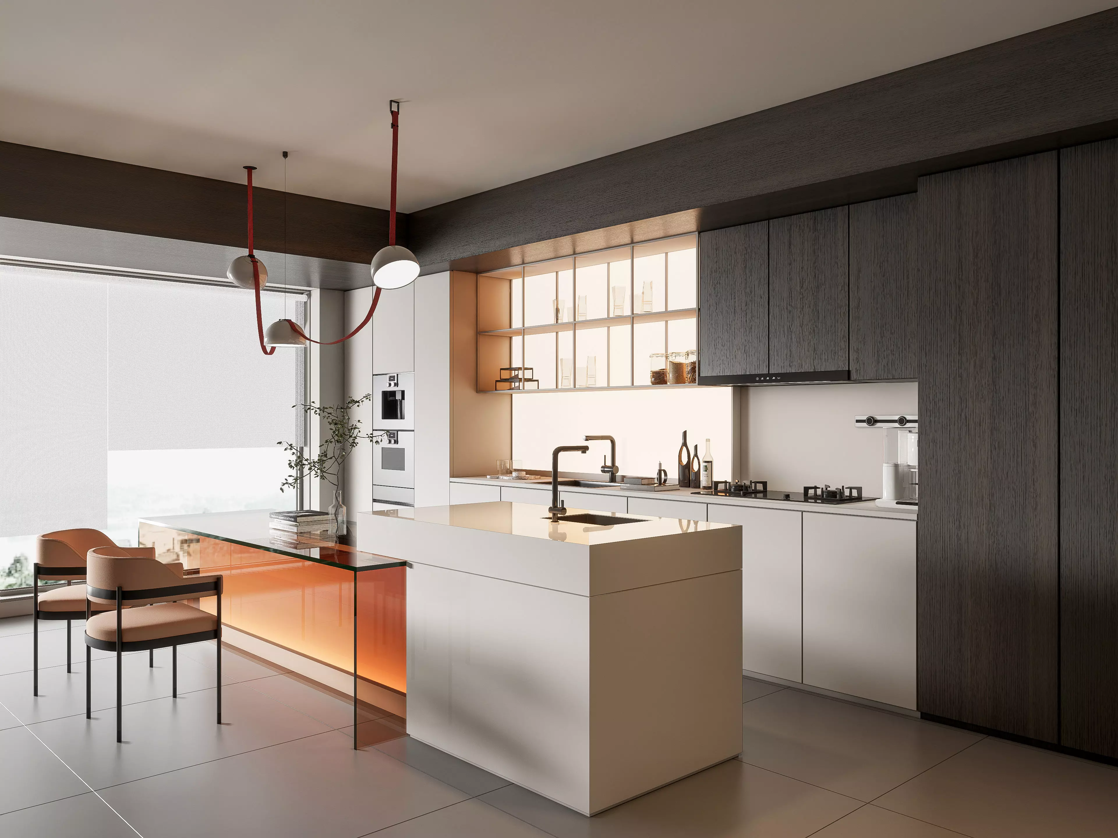 Kitchen Modern interior 91 3D model_0