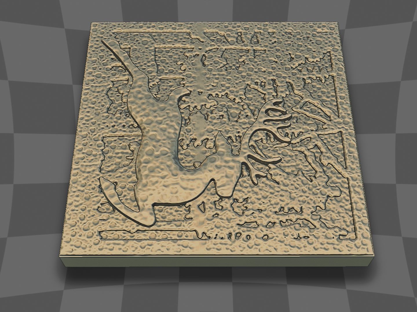 Deer live in the forest 3D print model_7