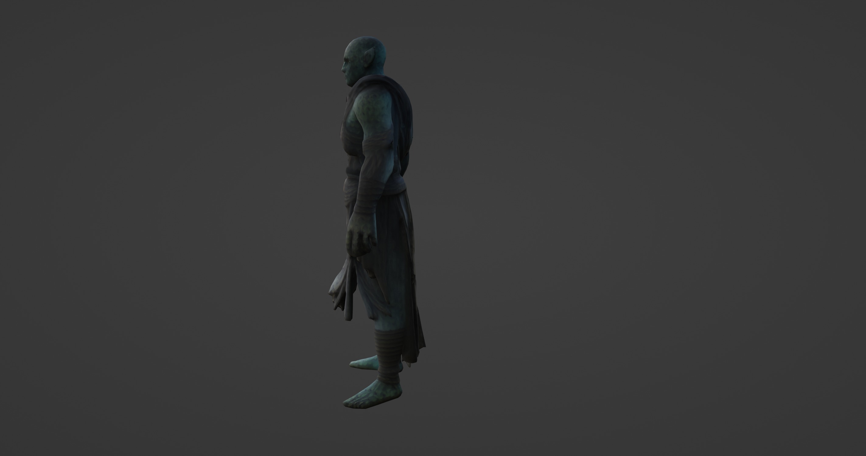 Ancient Elf Warrior 3D Model 3D model_7