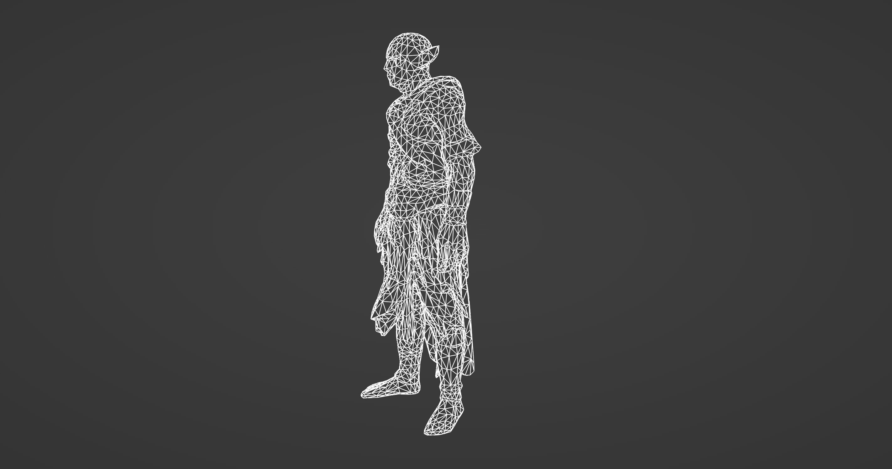 Ancient Elf Warrior 3D Model 3D model_3