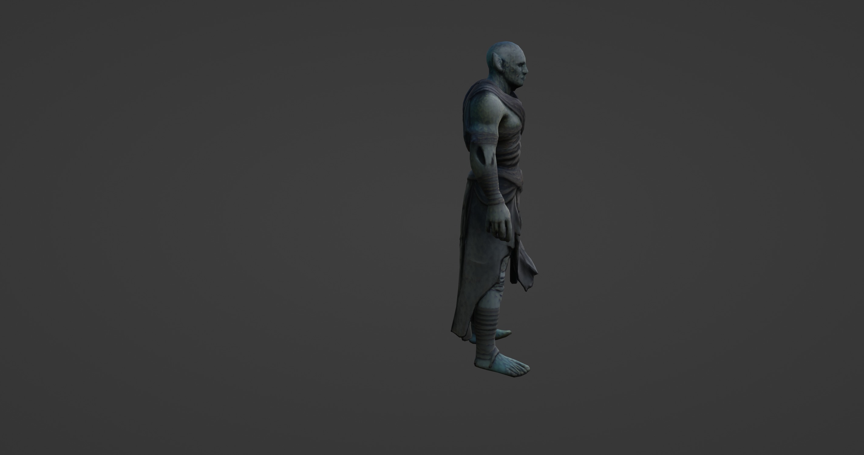 Ancient Elf Warrior 3D Model 3D model_5