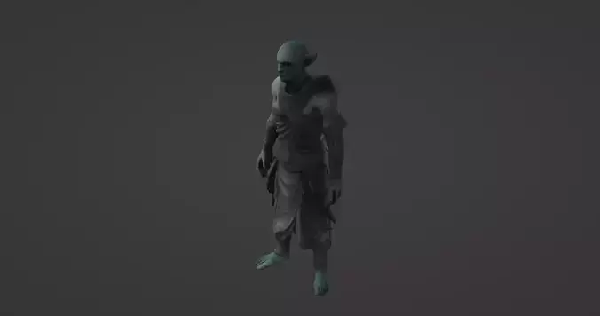 Ancient Elf Warrior 3D Model 3D model