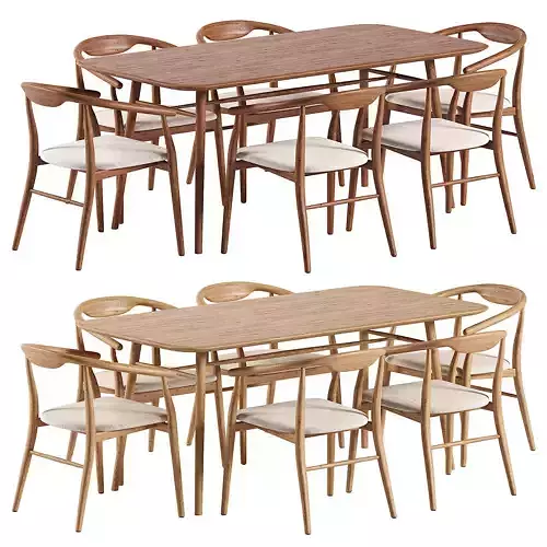 Turin Chair and Orxus Table by Deephouse