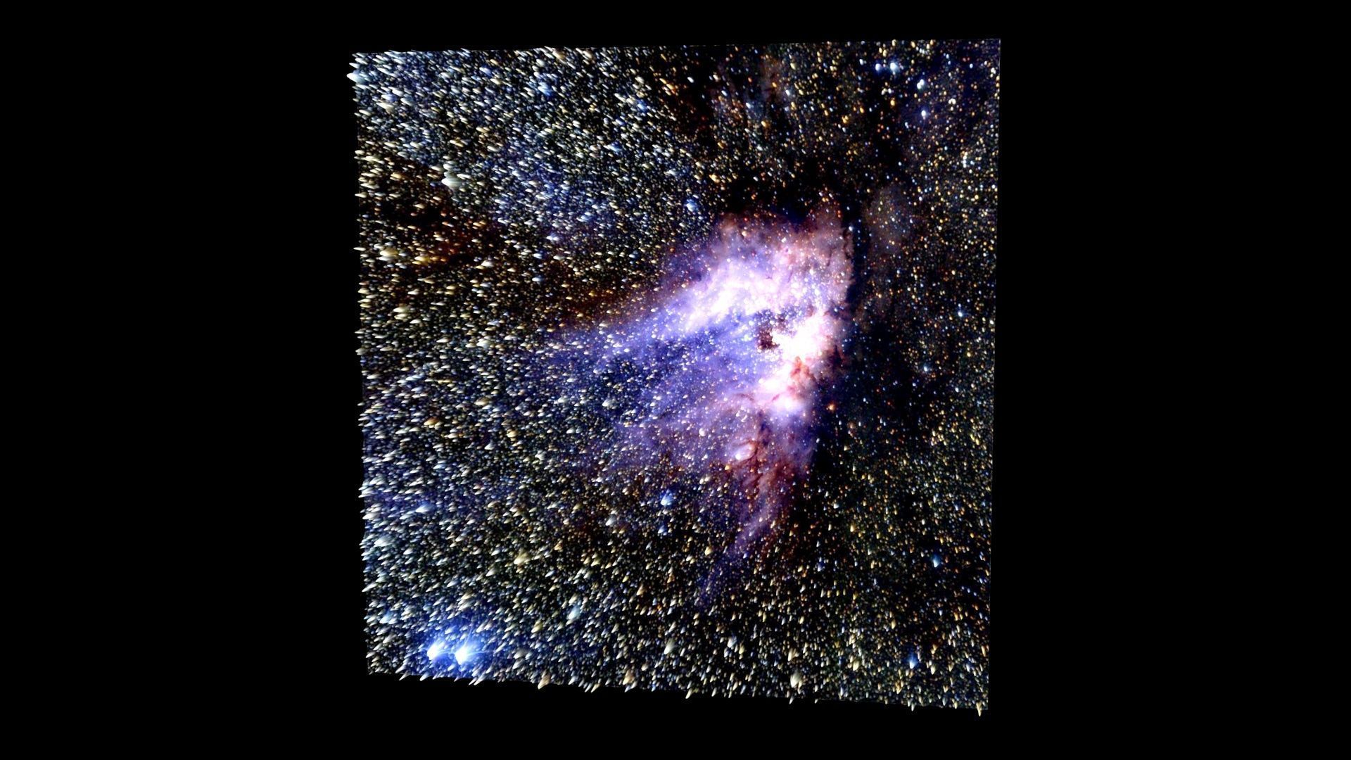 Omega Nebula 3D model_2