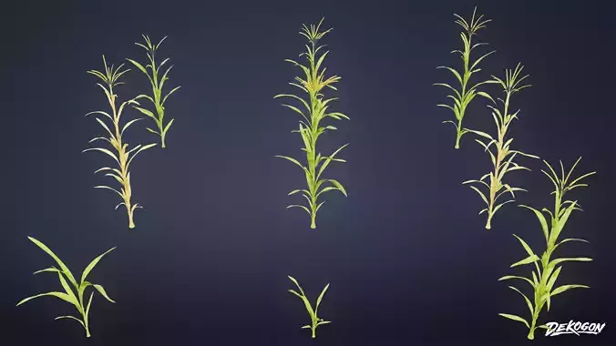 FOLIAGE - Corn 01 - LOW POLY