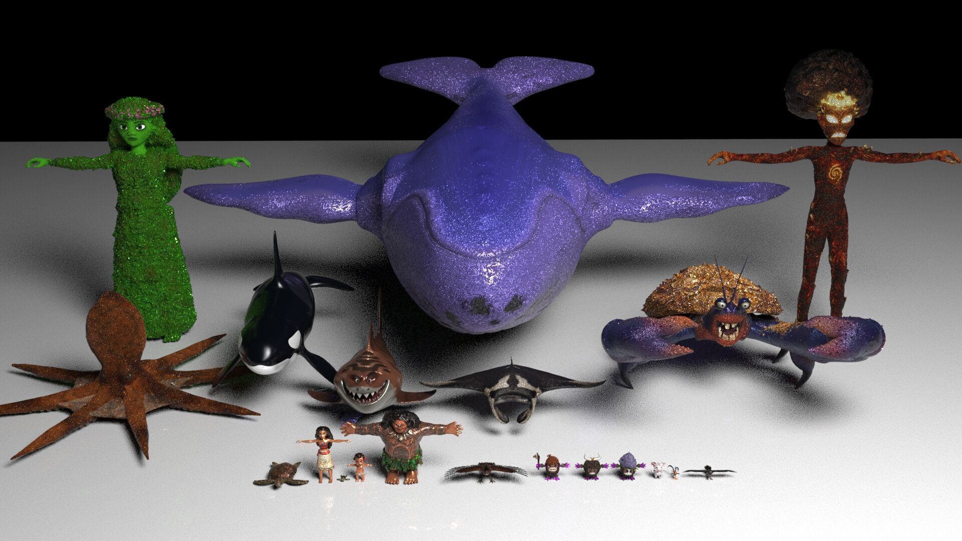 Moana Collection 20 Characters to Print 3D 3D print model_120