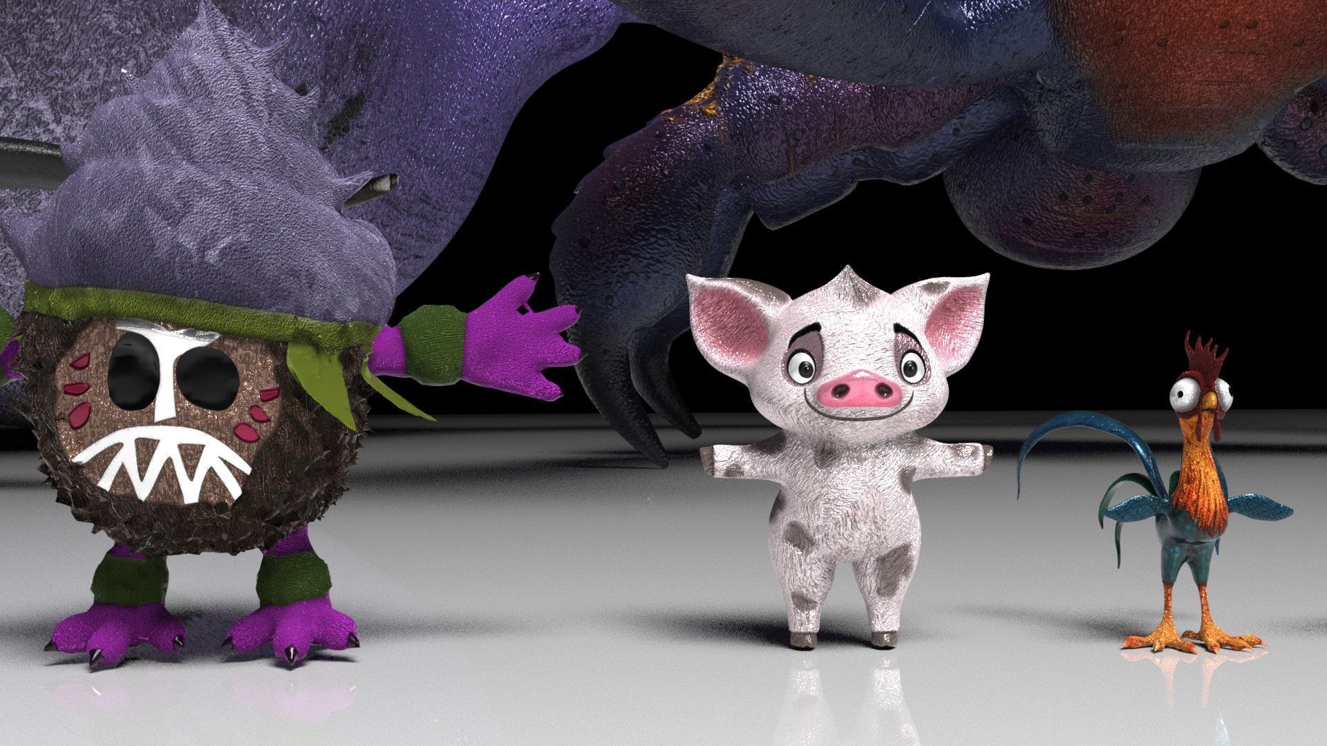 Moana Collection 20 Characters to Print 3D 3D print model_117