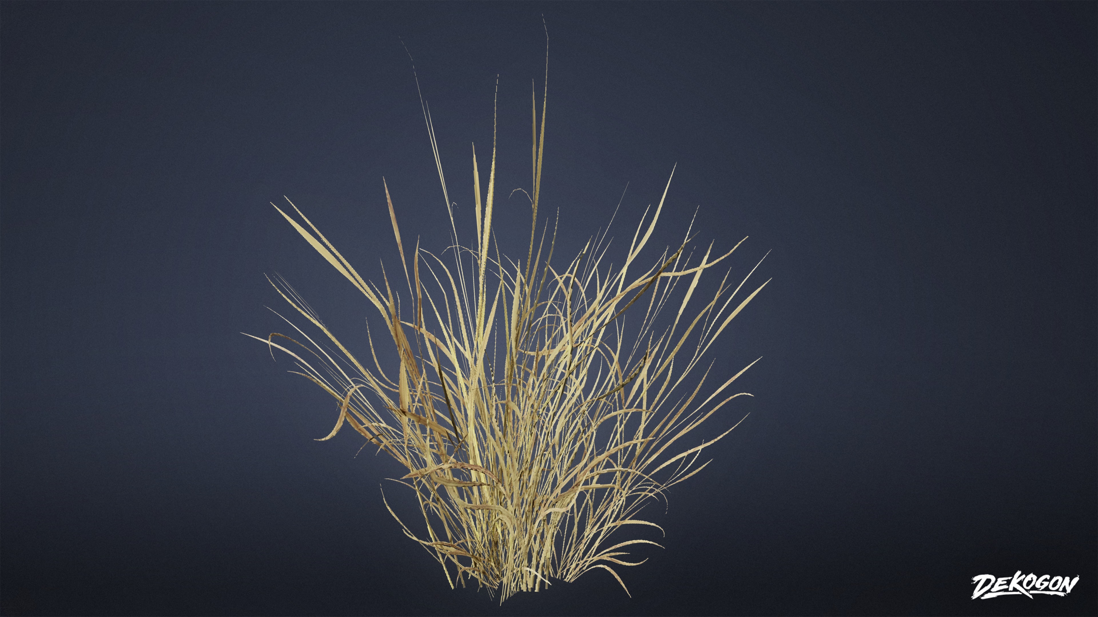 FOLIAGE - Dead Plants 01 - LOW POLY Low-poly 3D model_5
