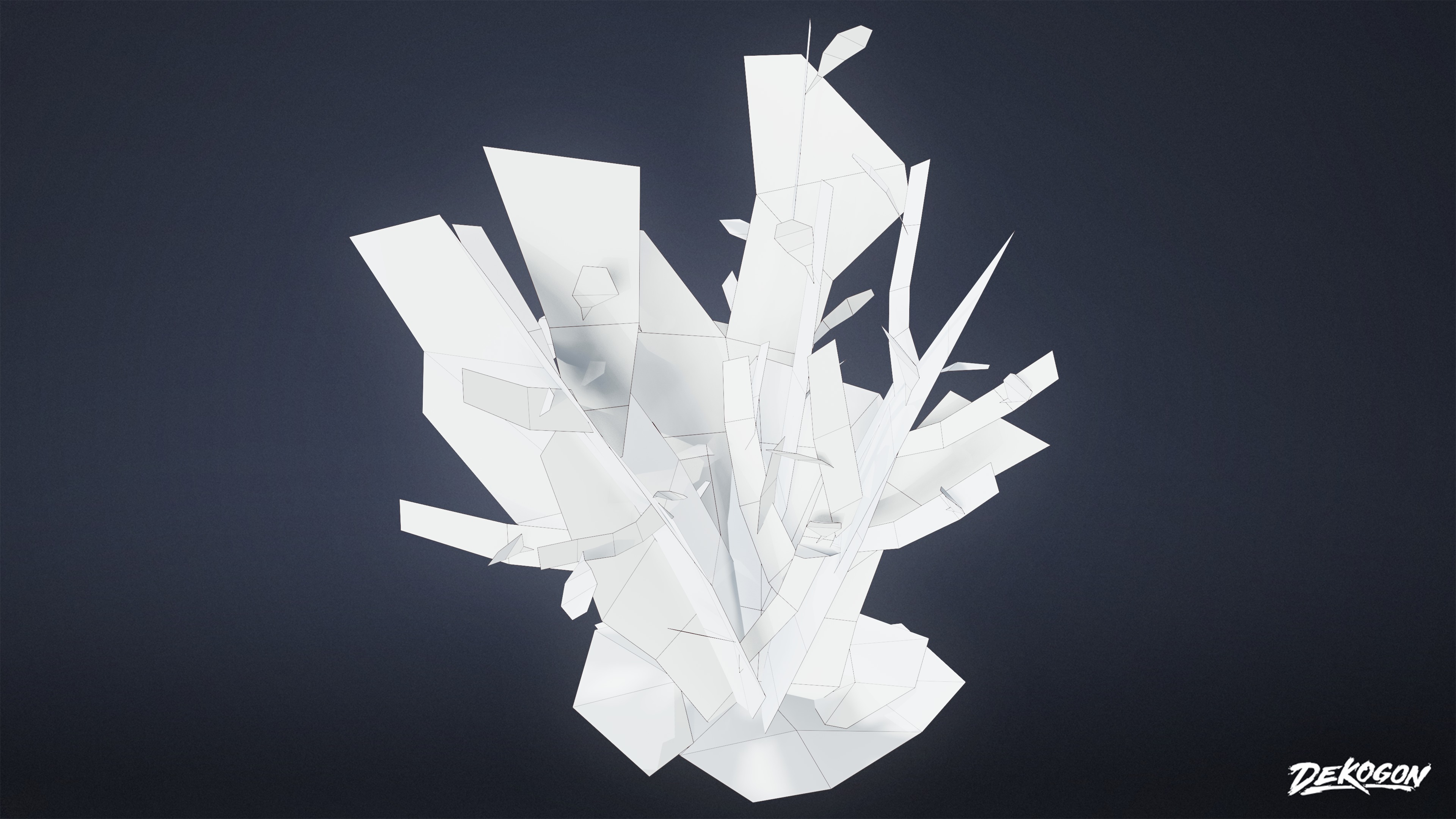 FOLIAGE - Dead Plants 01 - LOW POLY Low-poly 3D model_8